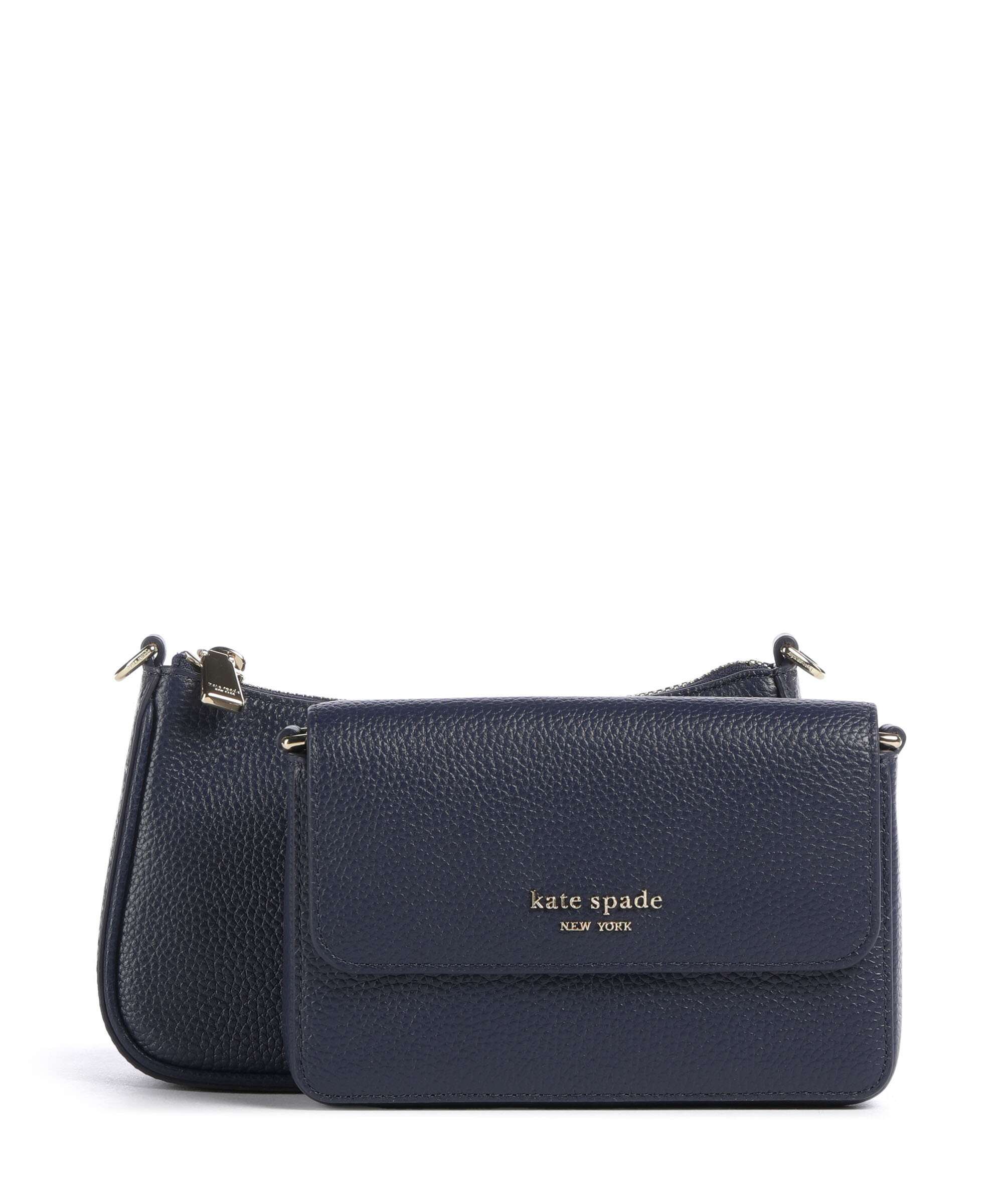 Kate Spade New York Double Up Crossbody bag grained cow leather