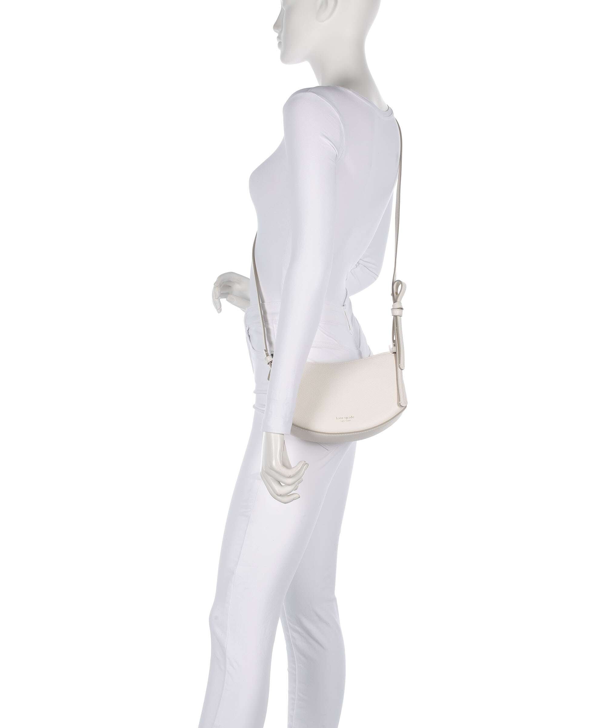 Kate Spade New York Loop Crossbody bag grained cow leather cashew