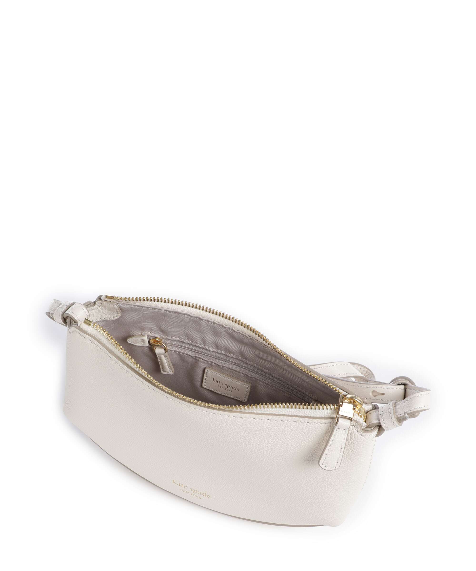 Kate Spade New York Loop Crossbody bag grained cow leather cashew