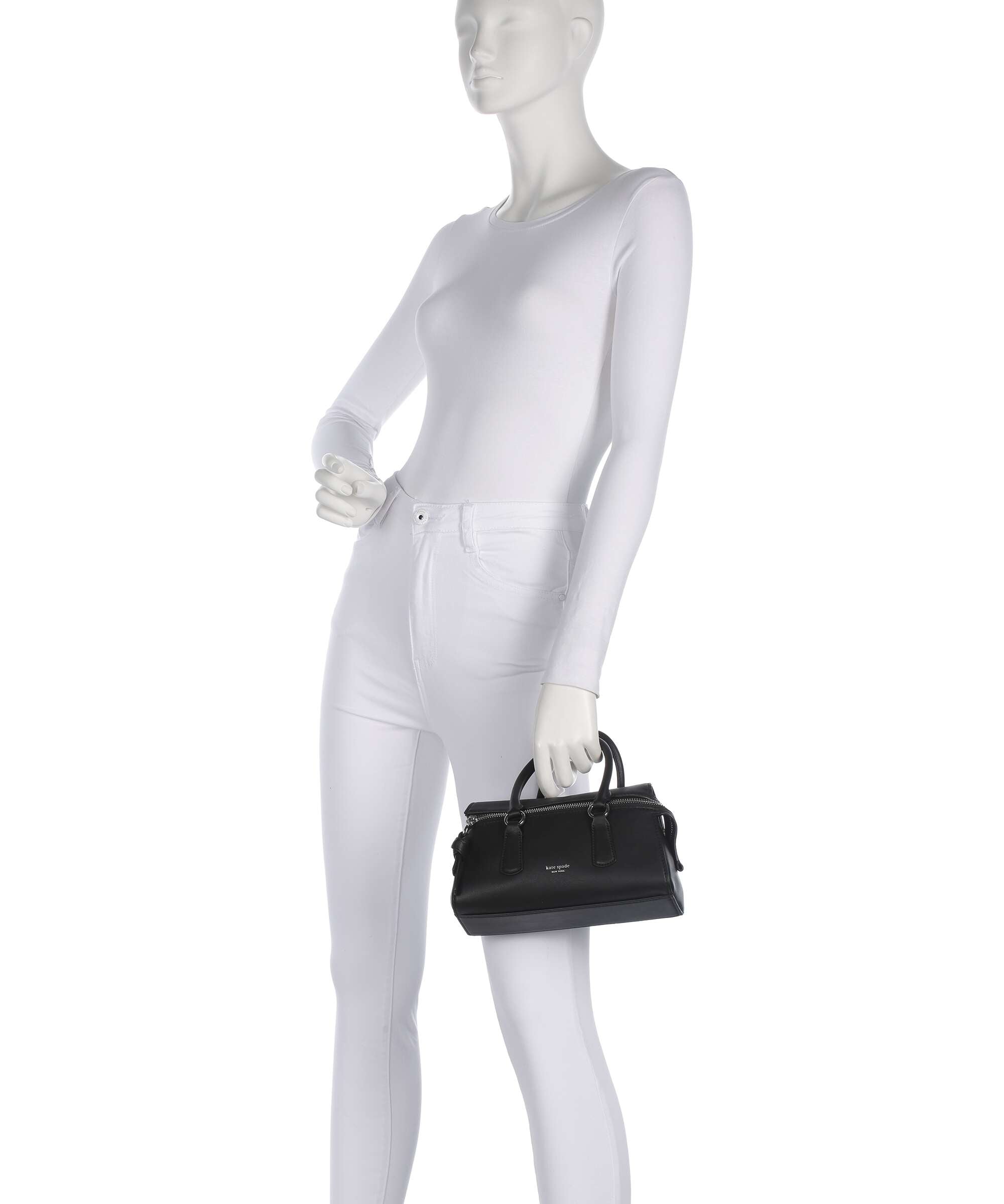 未使用 kate spade NEW YORK 3D ハンドバッグ ウィンドミル Kate Spade New York Bond Handbag grained leather black - KN937-BLK