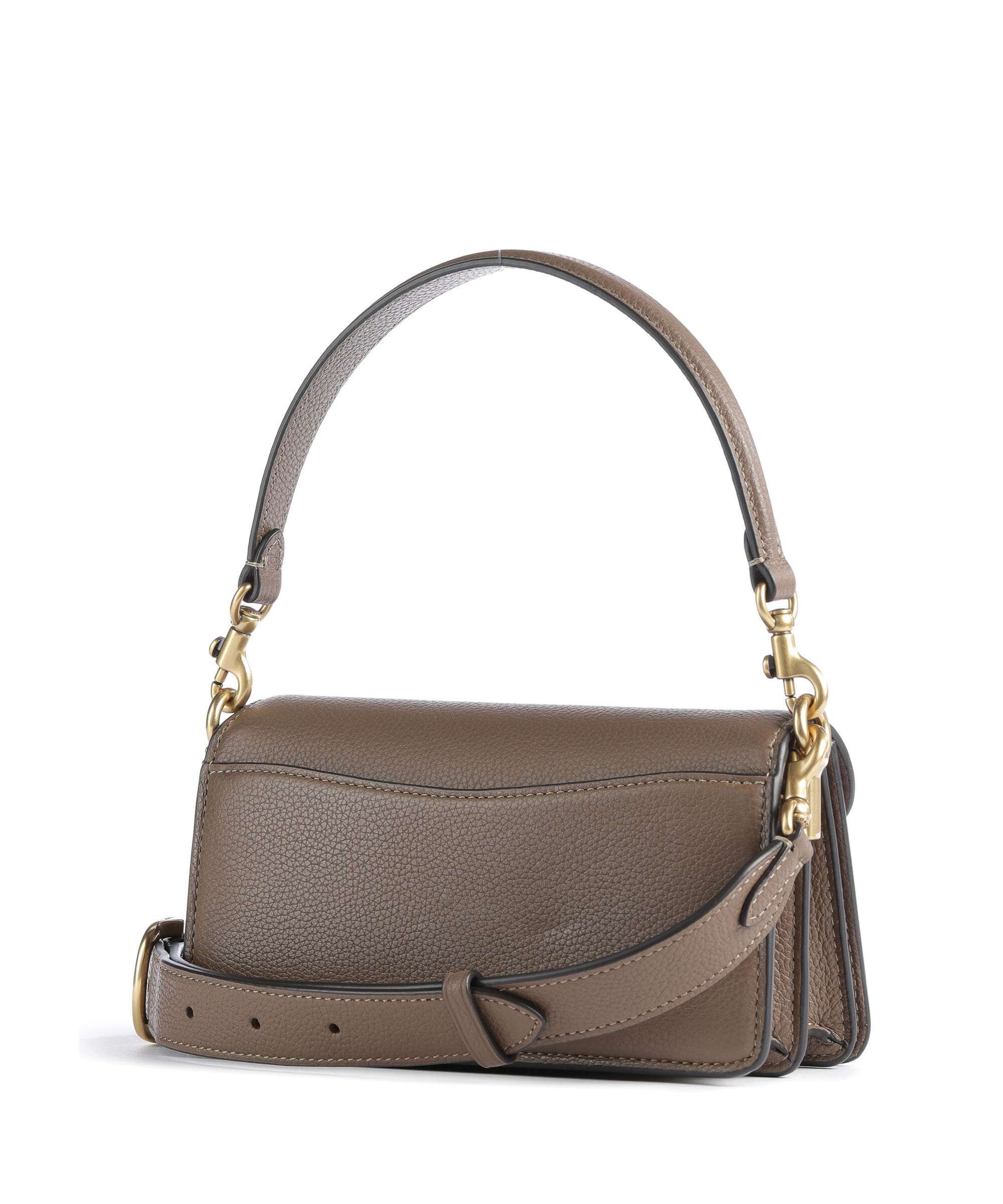 Coach Tabby 20 Crossbody bag grained leather dark stone - CM546