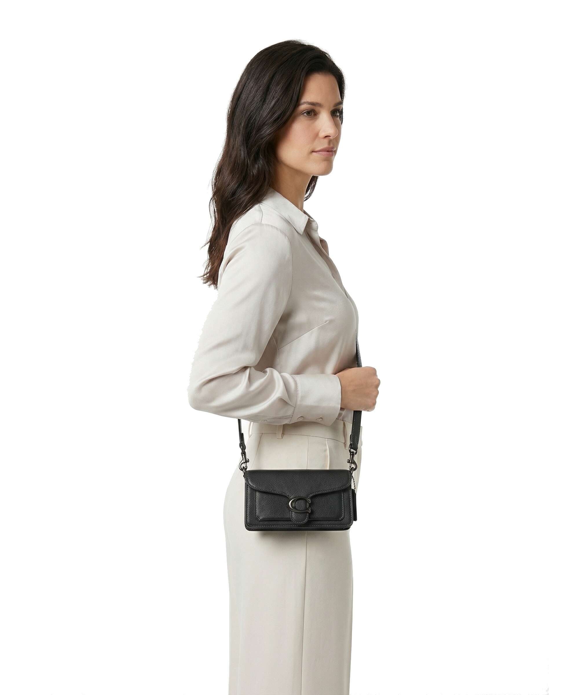 Coach Tabby 20 Crossbody bag grained leather black - CM546-V5BLK