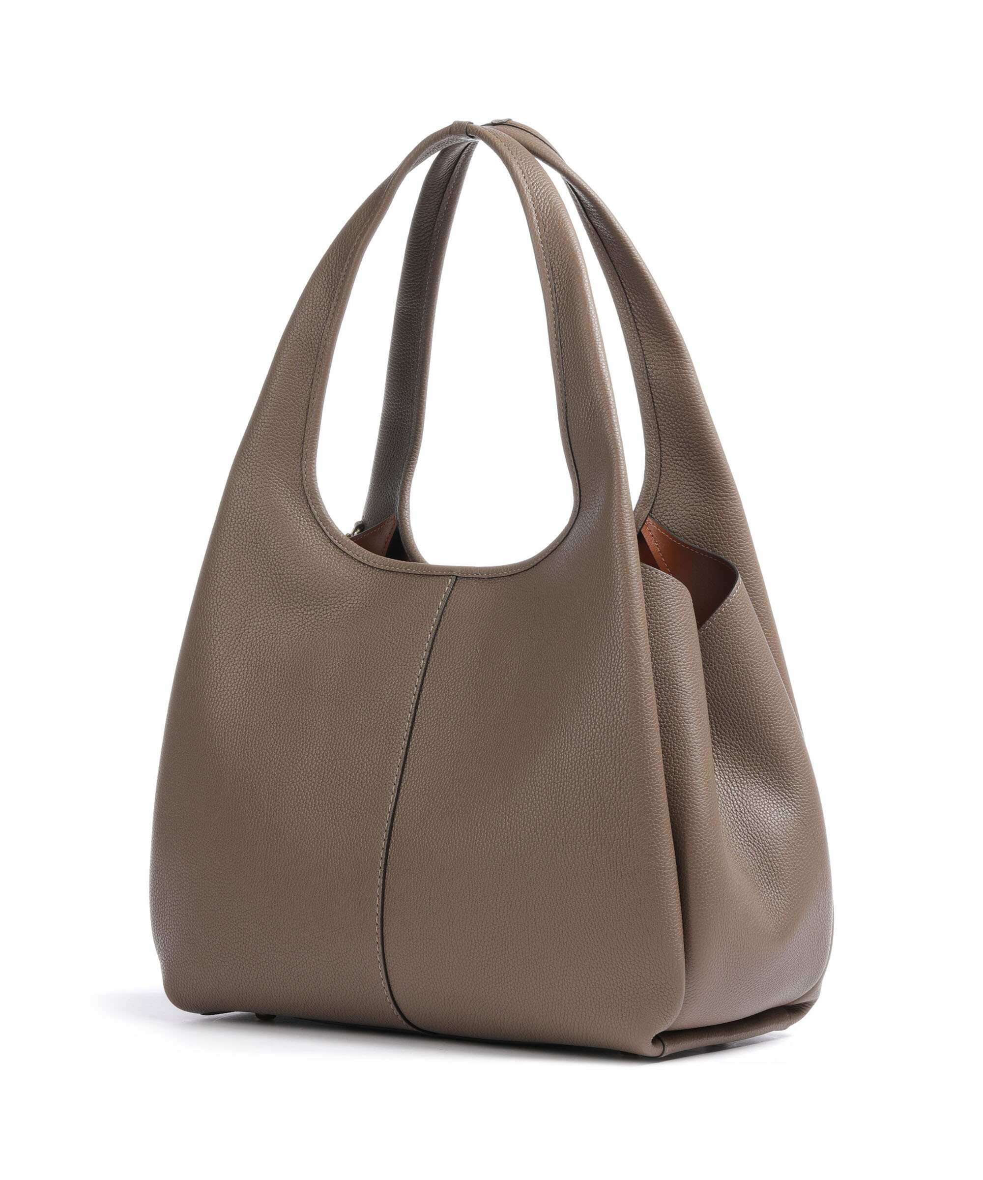 Coach Lana Hobo bag grained leather dark stone - CM544-B4CBD – WARDOW