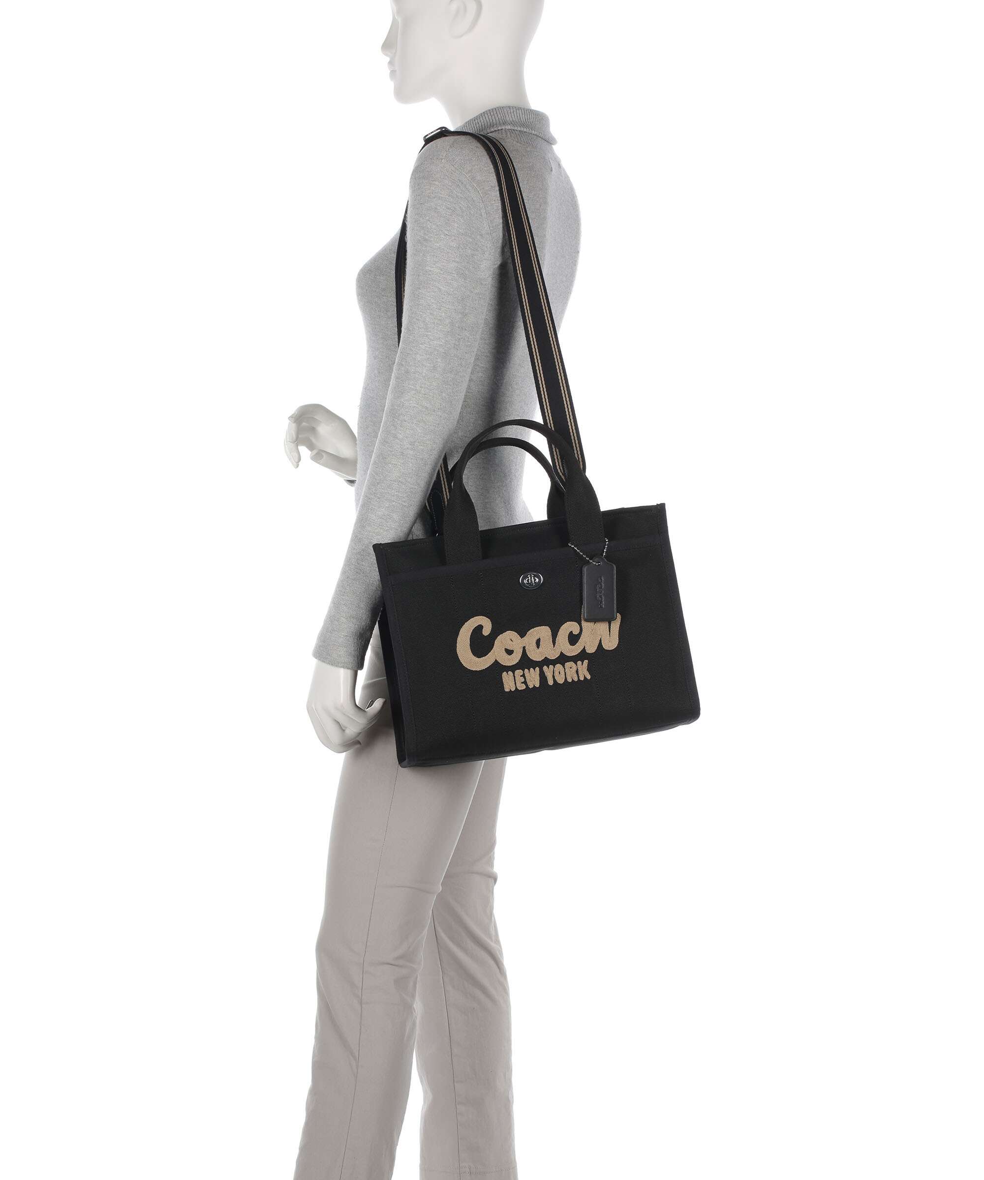 COACH Cargo Bag Pack / Canvas 黒 Coach Cargo Handbag canvas black - CP158-LHBLK – WARDOW