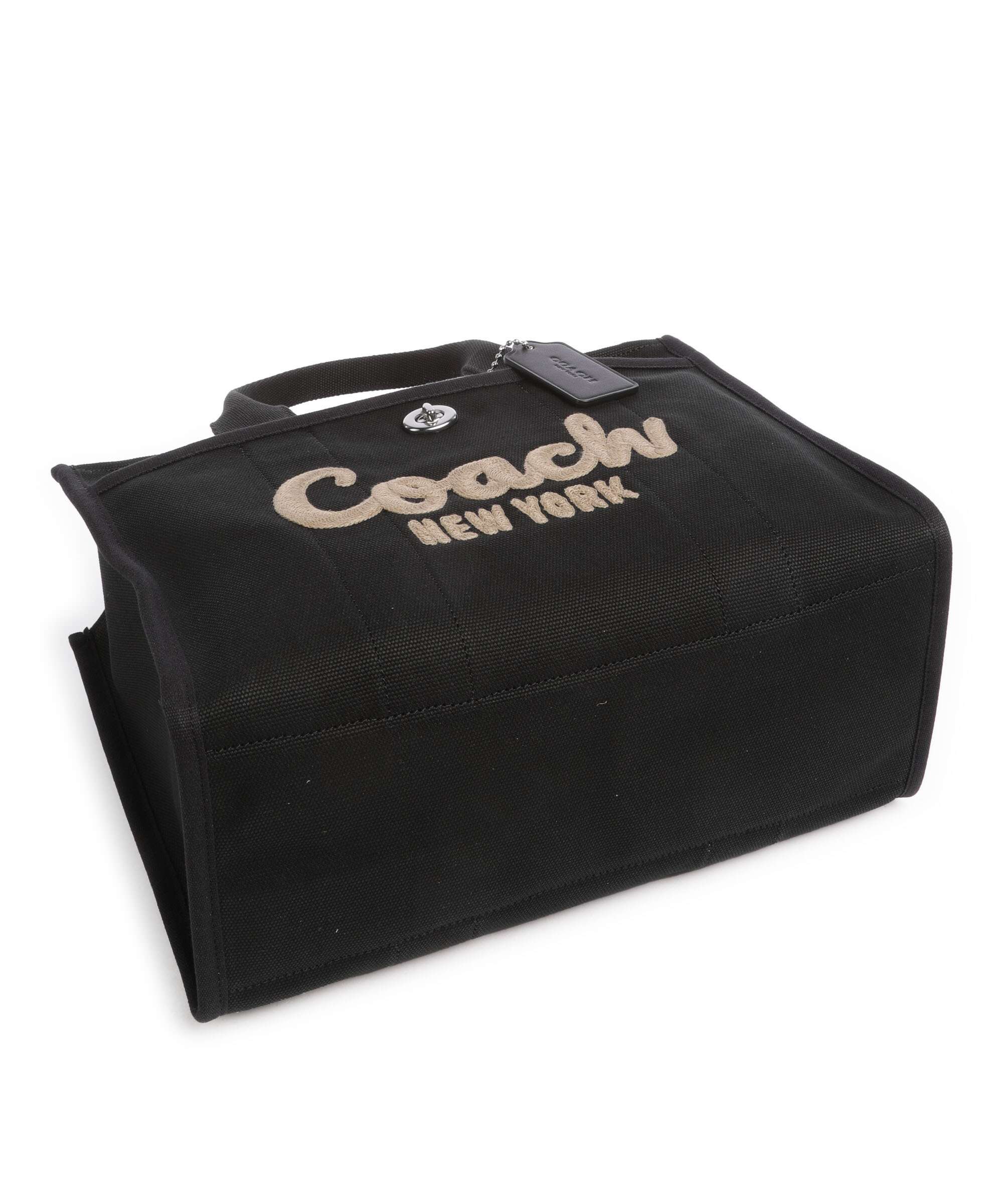 Coach Cargo Handbag canvas black - CP158-LHBLK – WARDOW