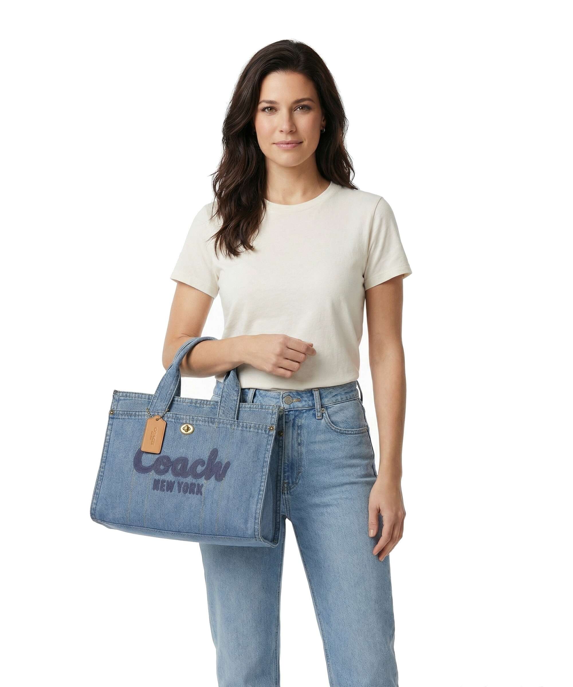 Coach Cargo Denim Handbag cotton indigo - CR657-B4-IN – WARDOW