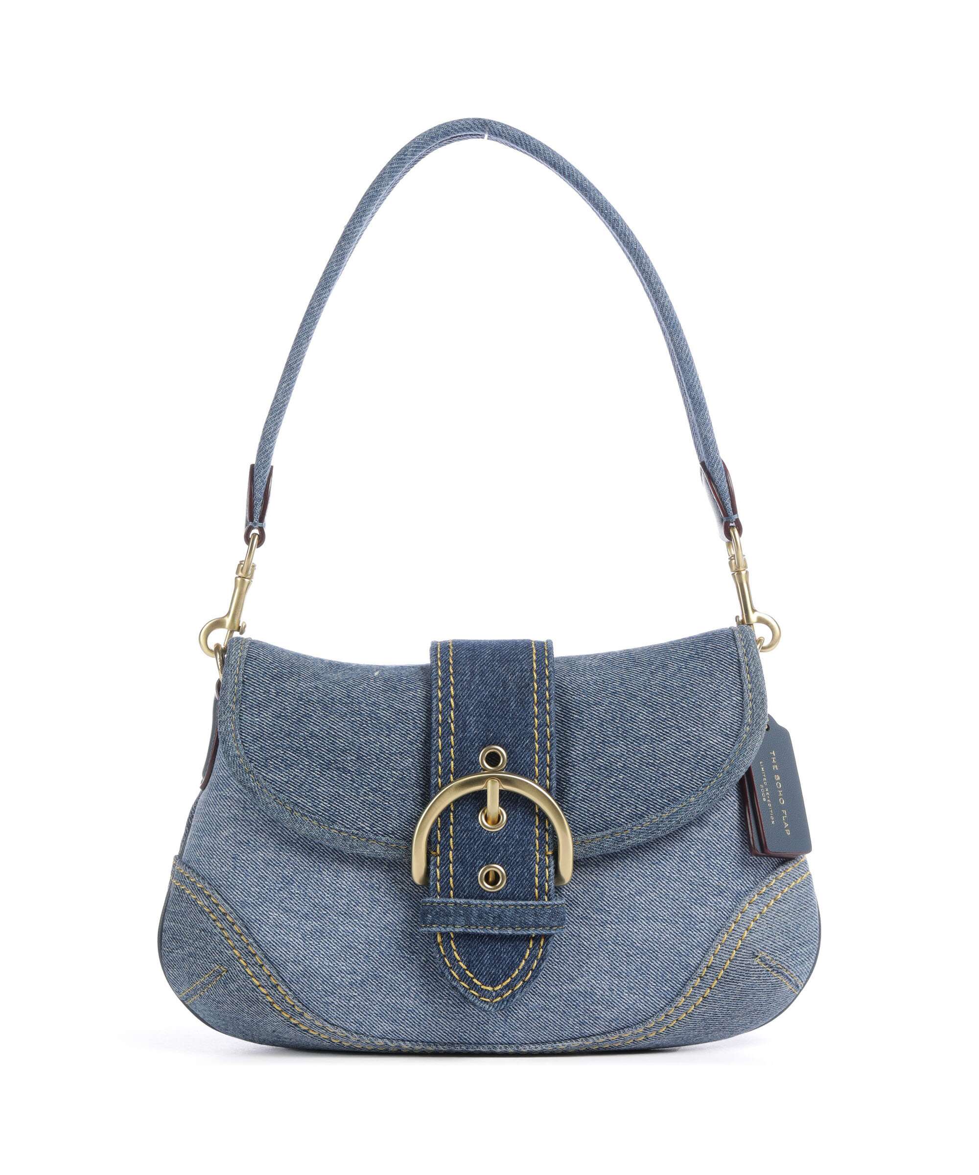 Coach Soho Shoulder bag fabric blue/multicolour - CR737-B4LJF – WARDOW