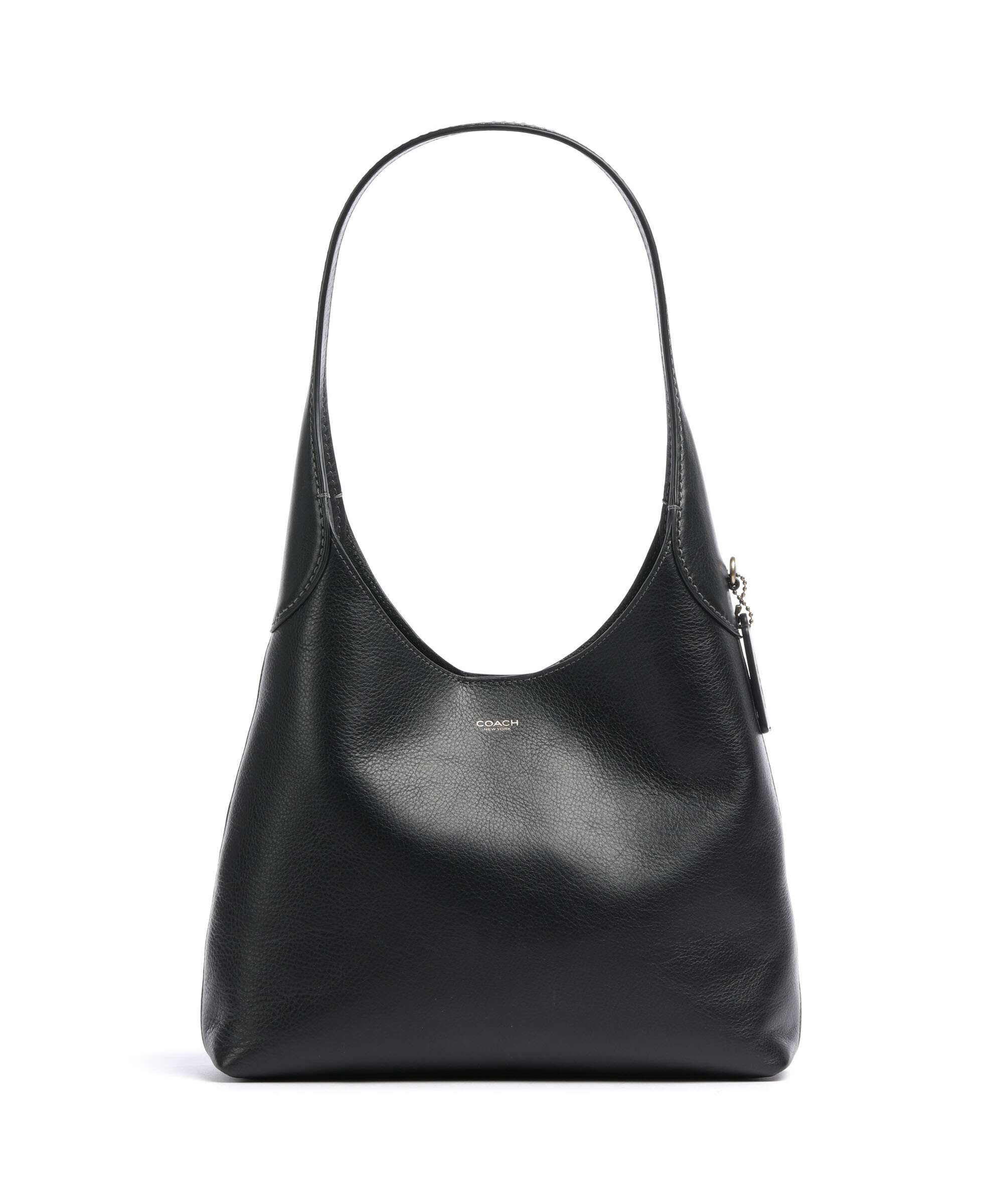 Coach Brooklyn 28 Hobo bag fine grain leather black - CU068-B4-BK