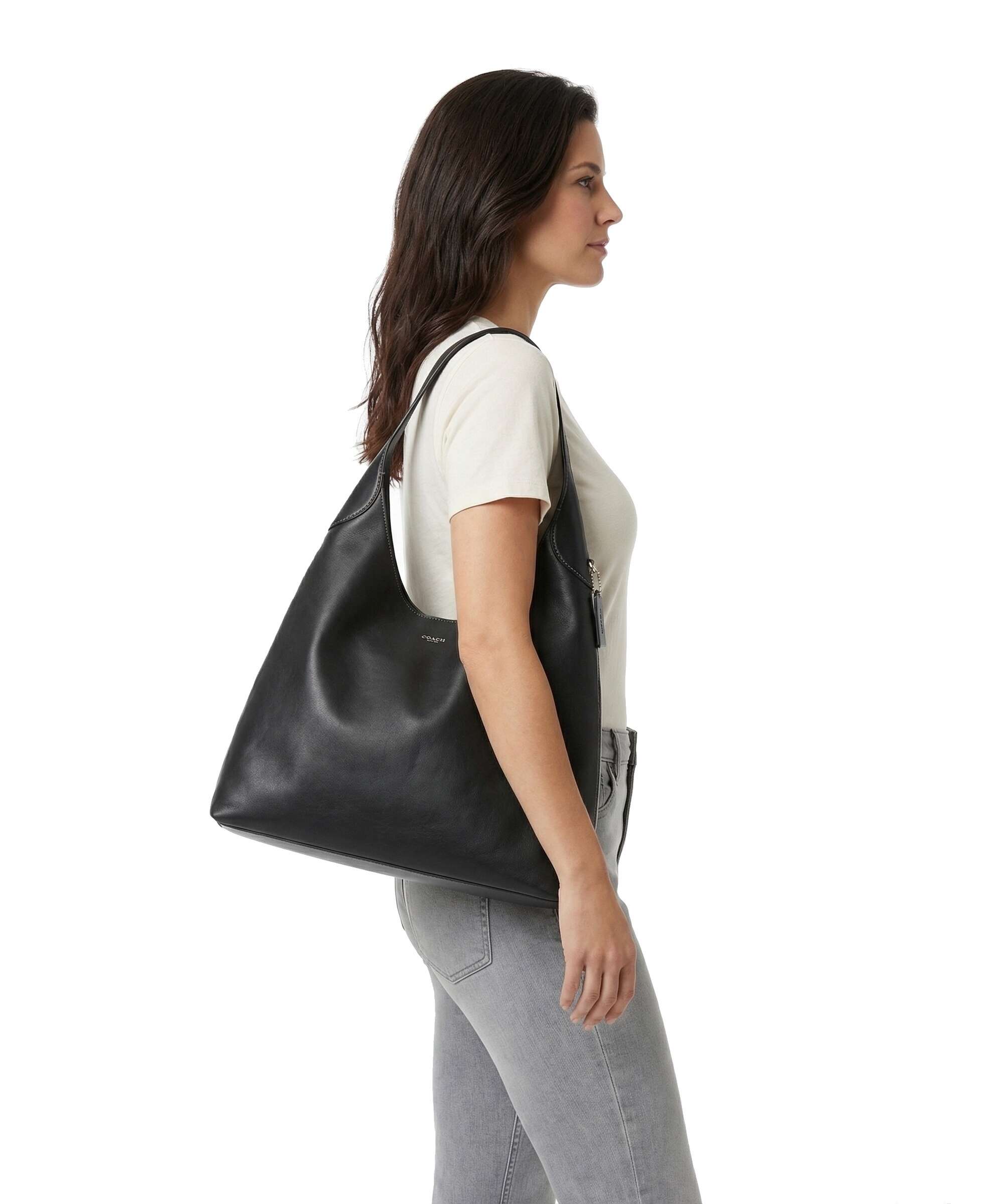 Coach Brooklyn 39 Hobo bag grained leather black