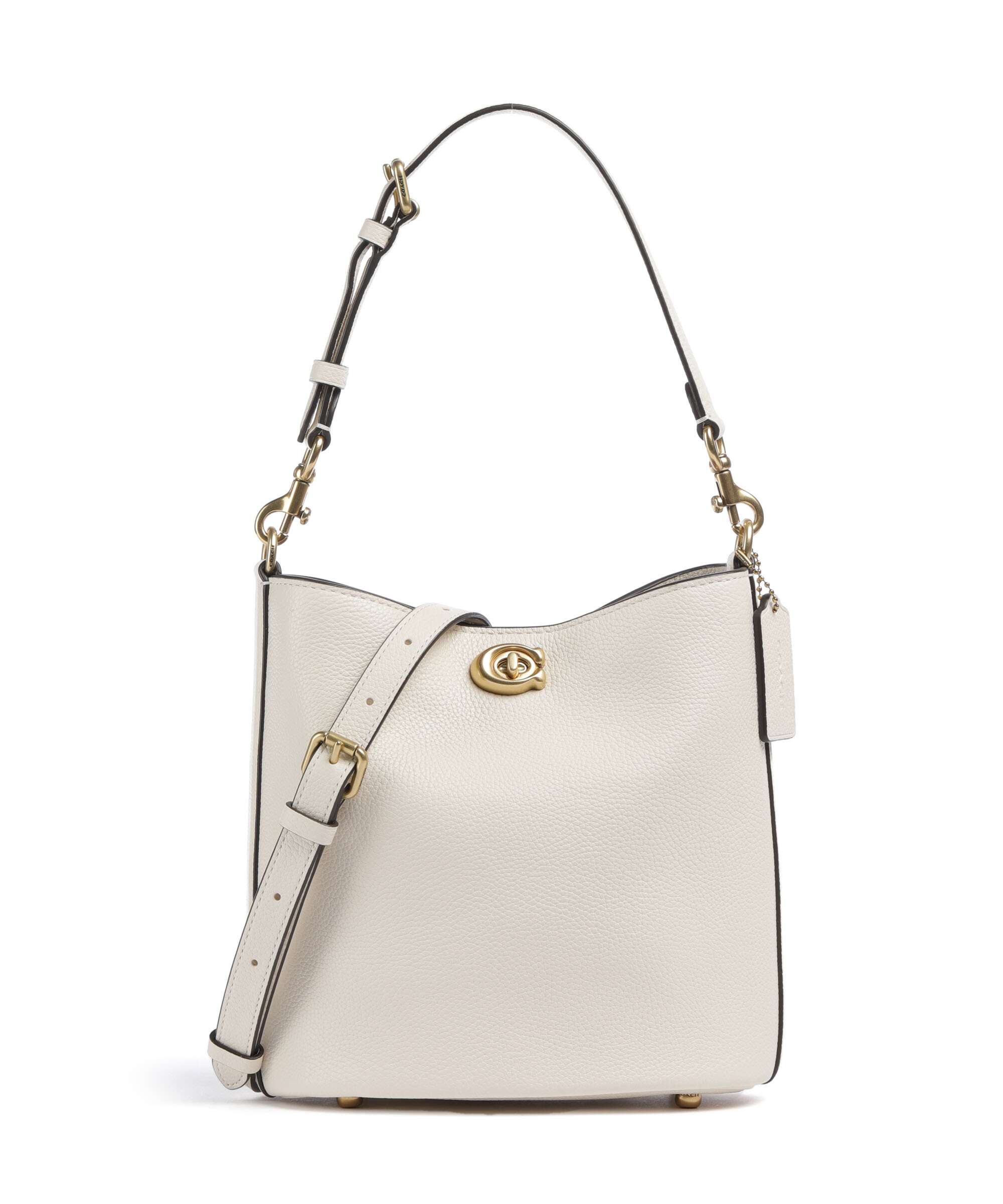 Coach Willow Soft 19 Hobo bag grained leather chalk - CW625-B4-HA