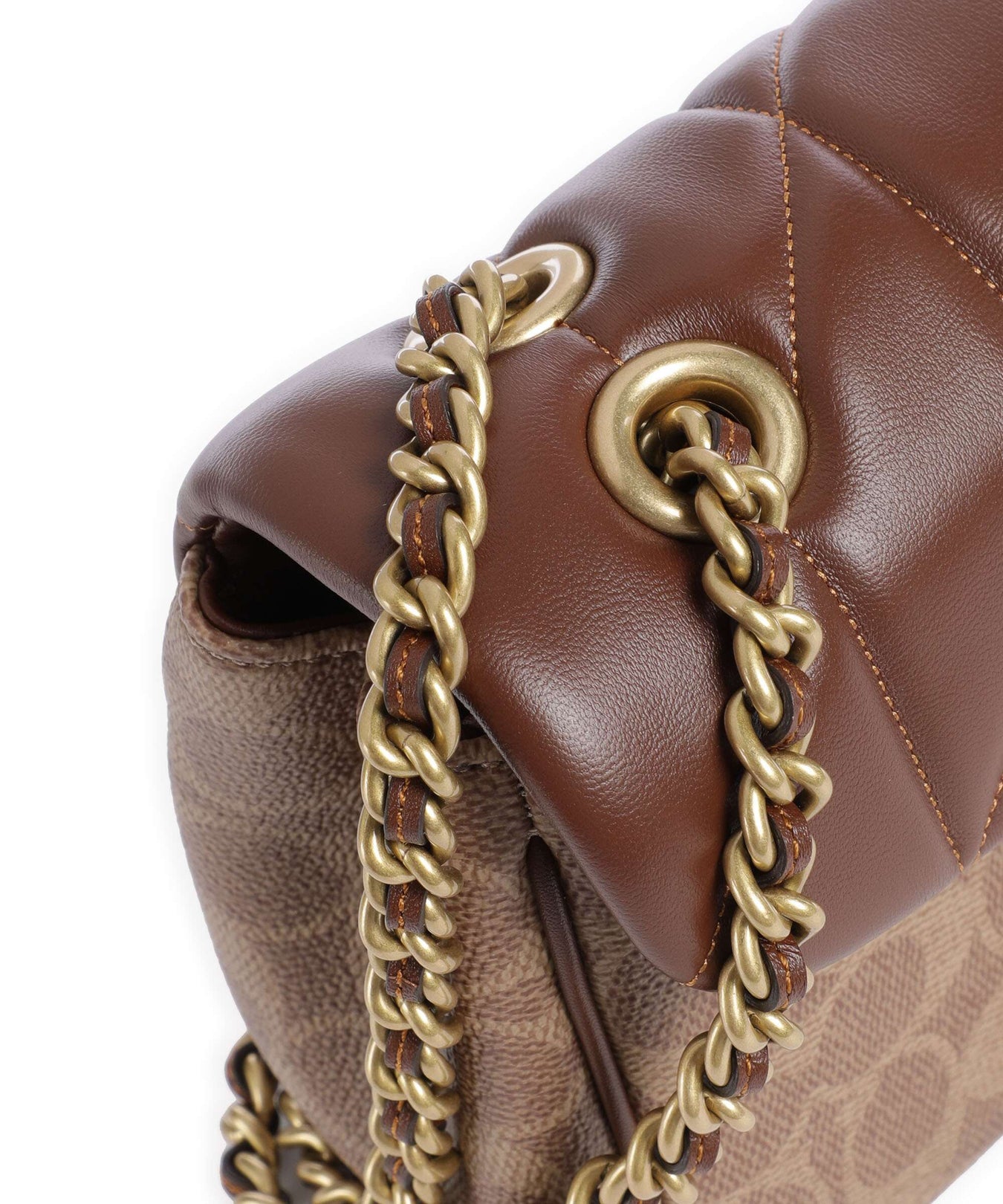 Coach Tabby Signature 26 Shoulder bag tan brown