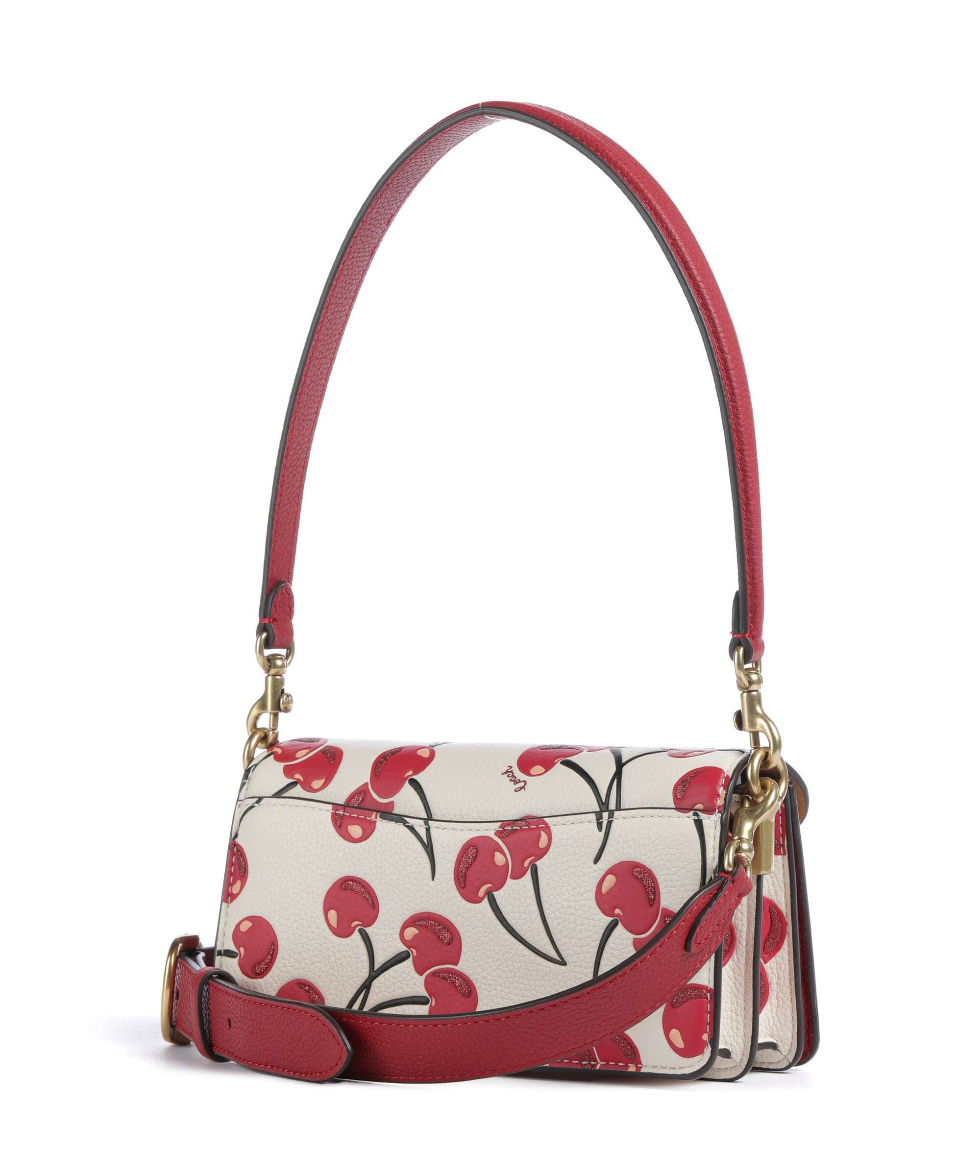 Coach Tabby Cherry Print 20 Shoulder bag leather chalk/multicolour
