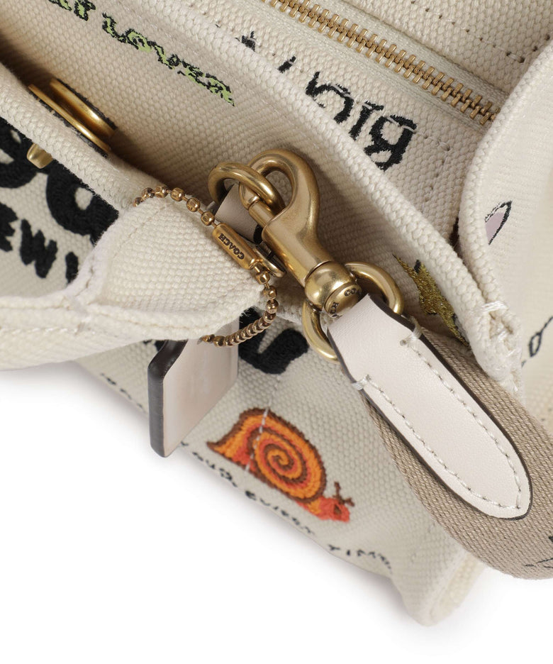 Coach Cargo Sketch Print 20 Handbag natural/multicolour