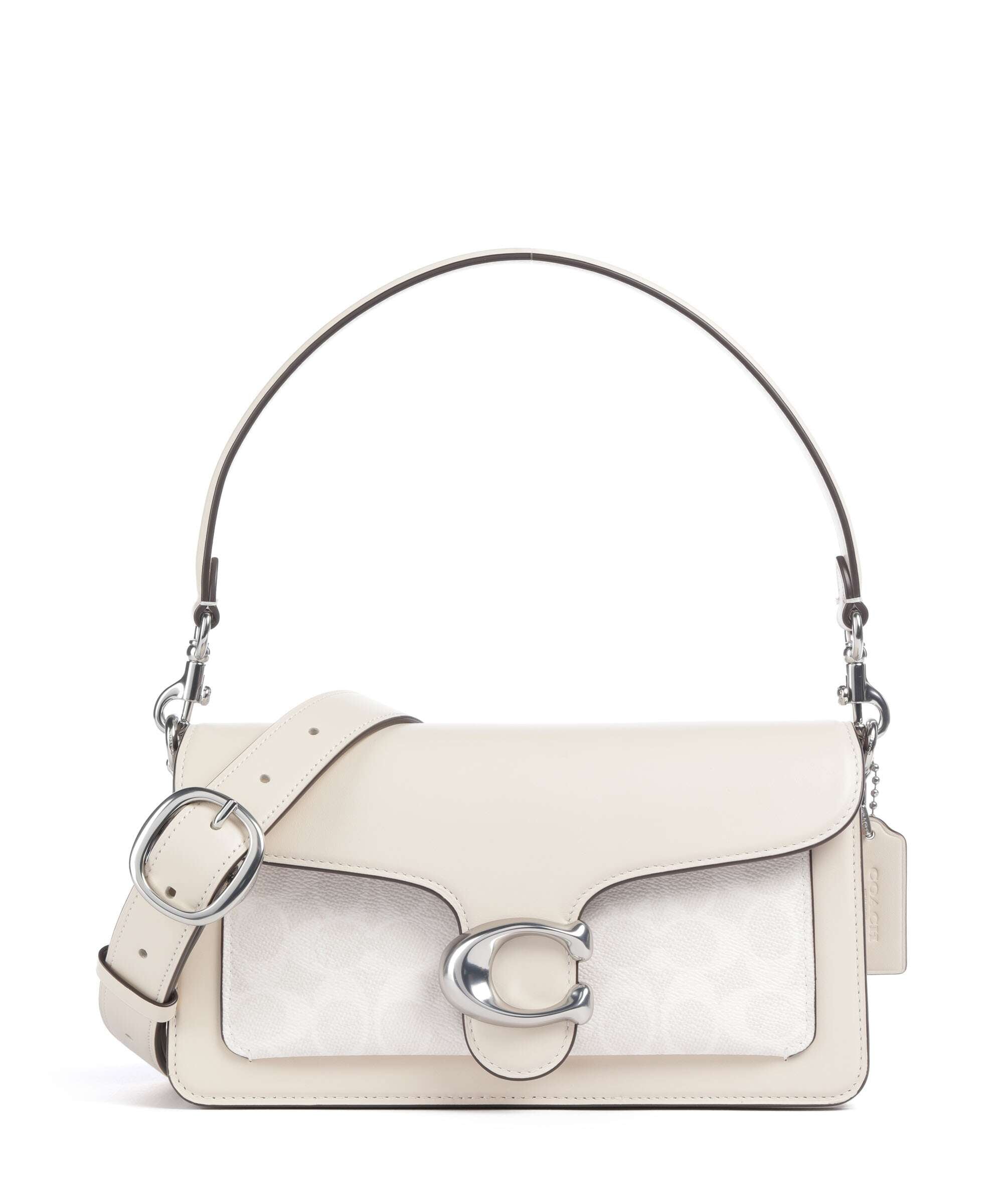 Coach Tabby 26 Shoulder bag canvas, calfskin white chalk - CI032