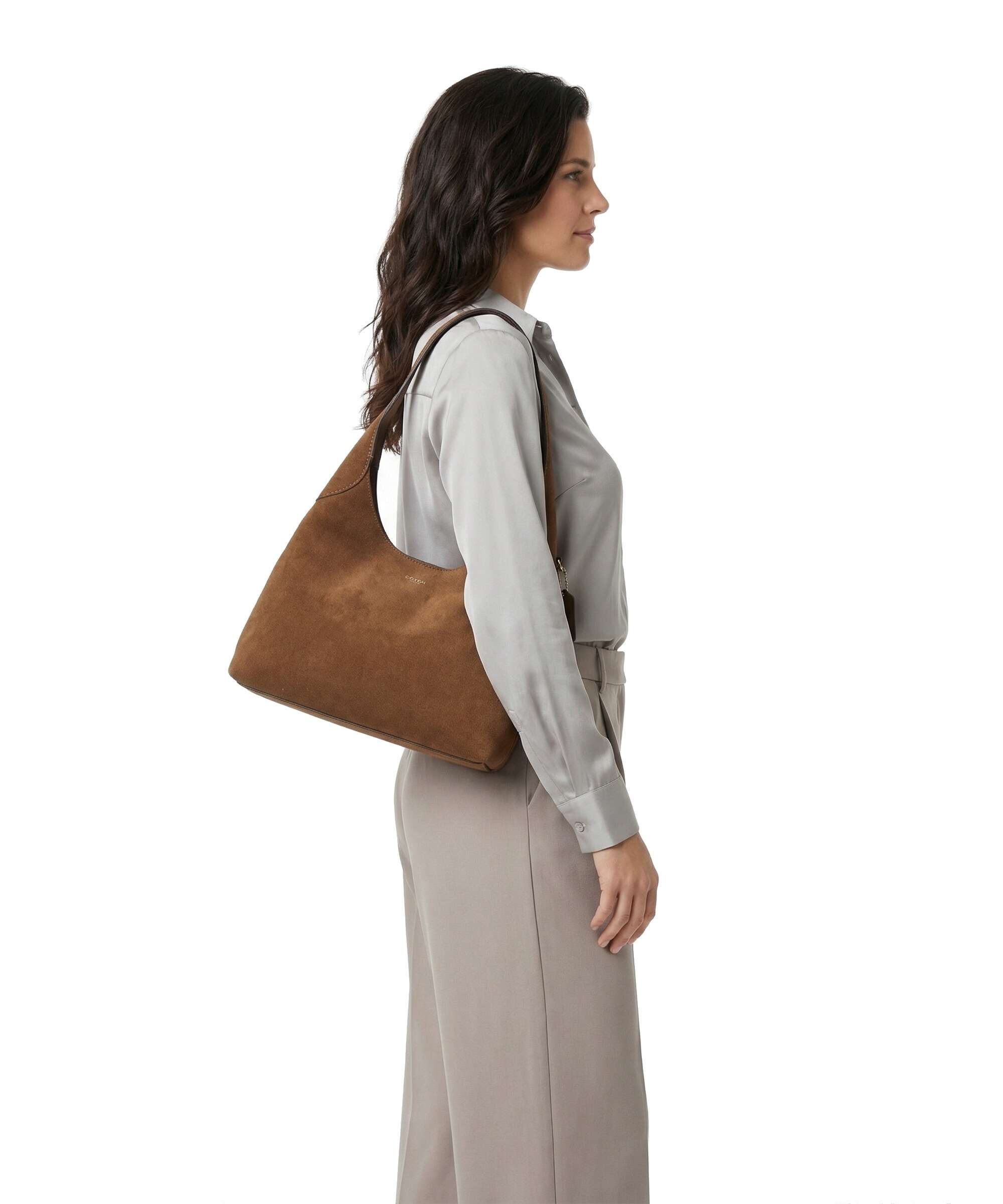 Coach Brooklyn 28 Hobo bag brushed cow leather warm brown - CW637