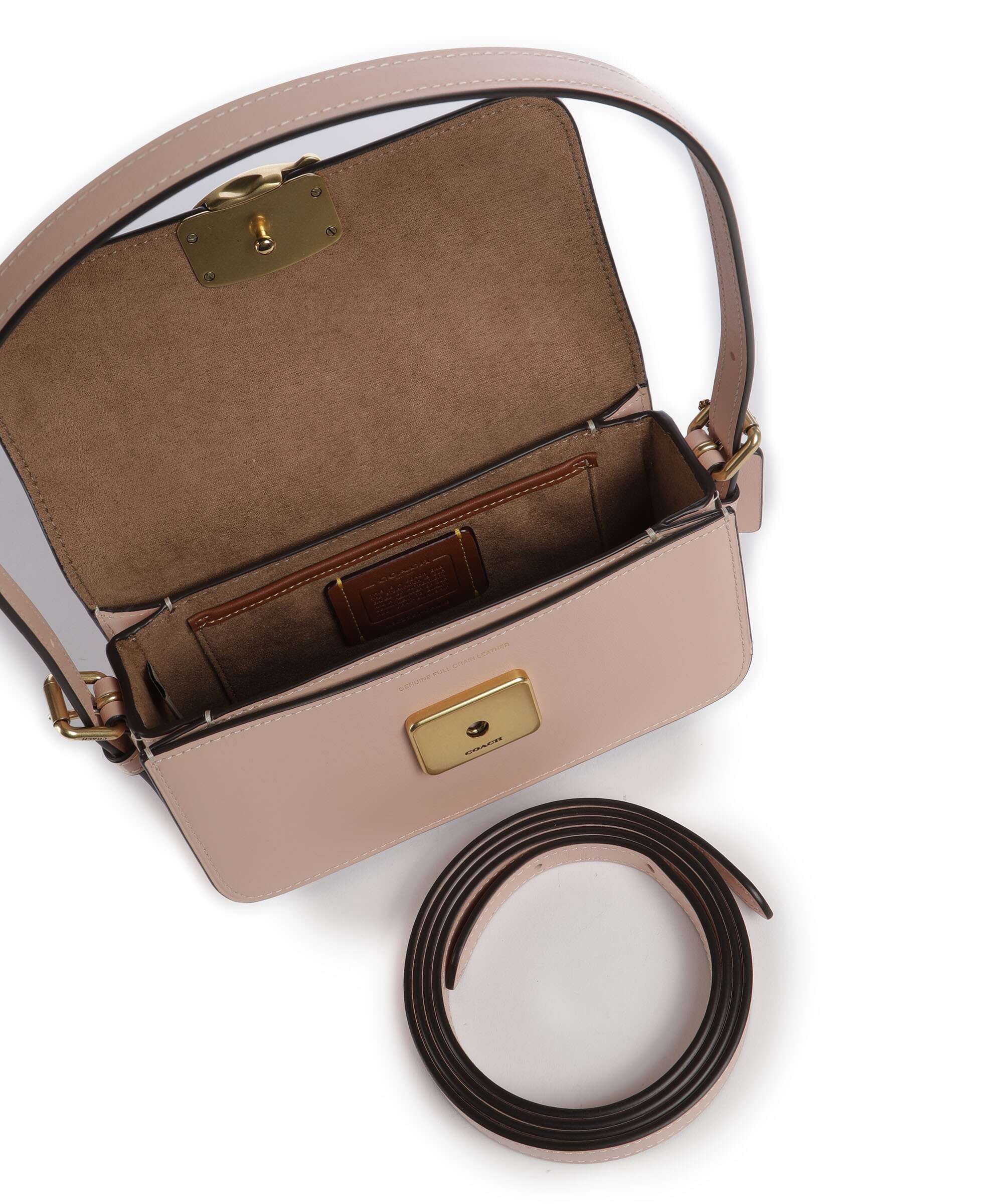 Coach Zoe Shoulder bag fine grain cow leather cream - CAM18-B4CRM
