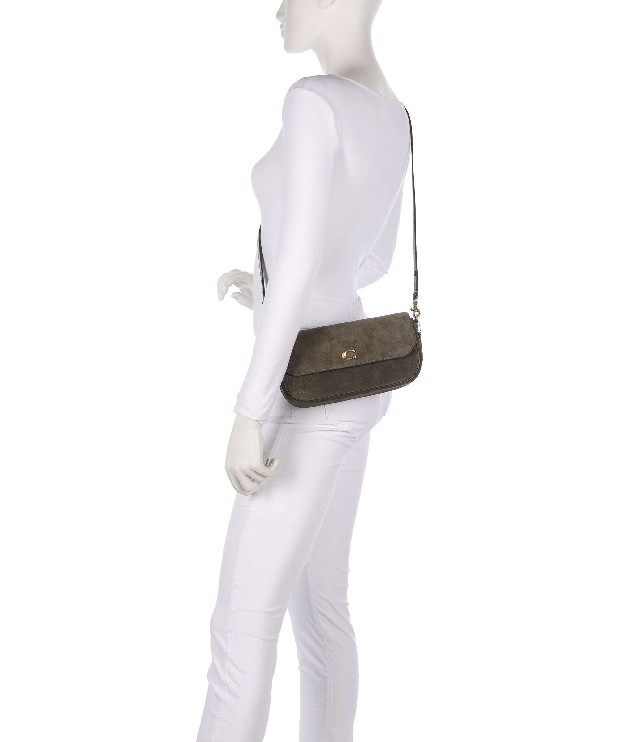 Coach Brook Shoulder bag brushed cow leather olive - CCD07-B4-OL