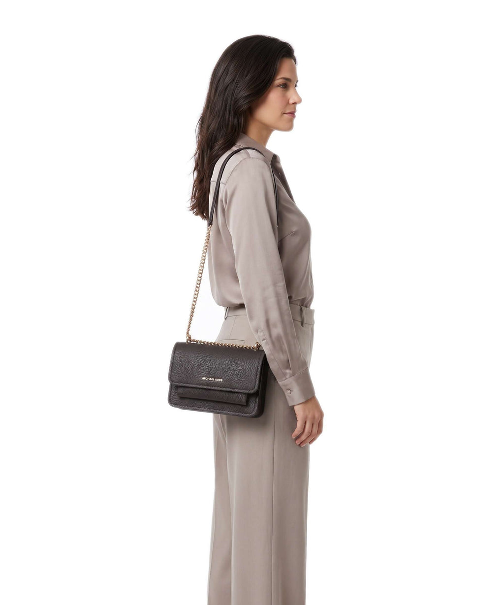 Michael Kors Claire Small Shoulder bag chocolate
