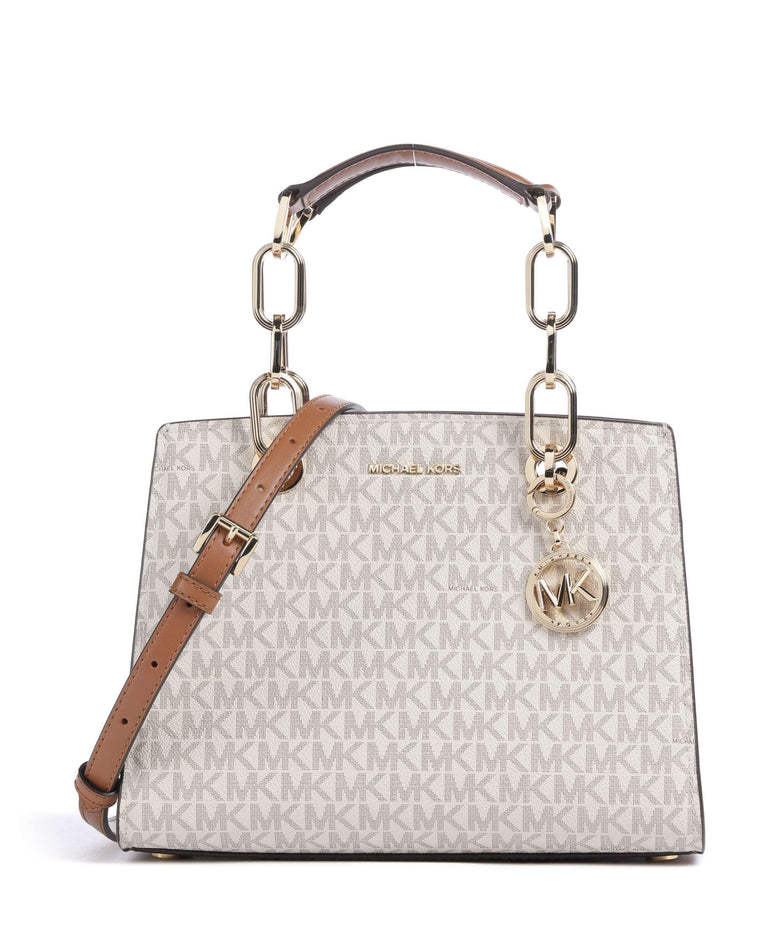 Michael Kors Cynthia Handbag vanilla/acorn
