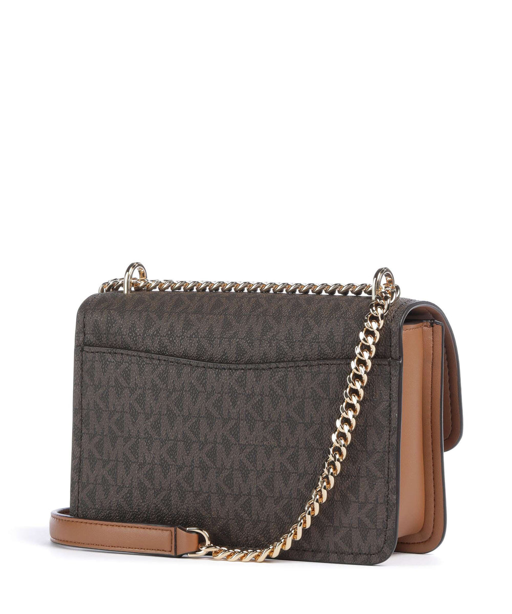 Michael Kors Claire Small Shoulder bag brown/acorn