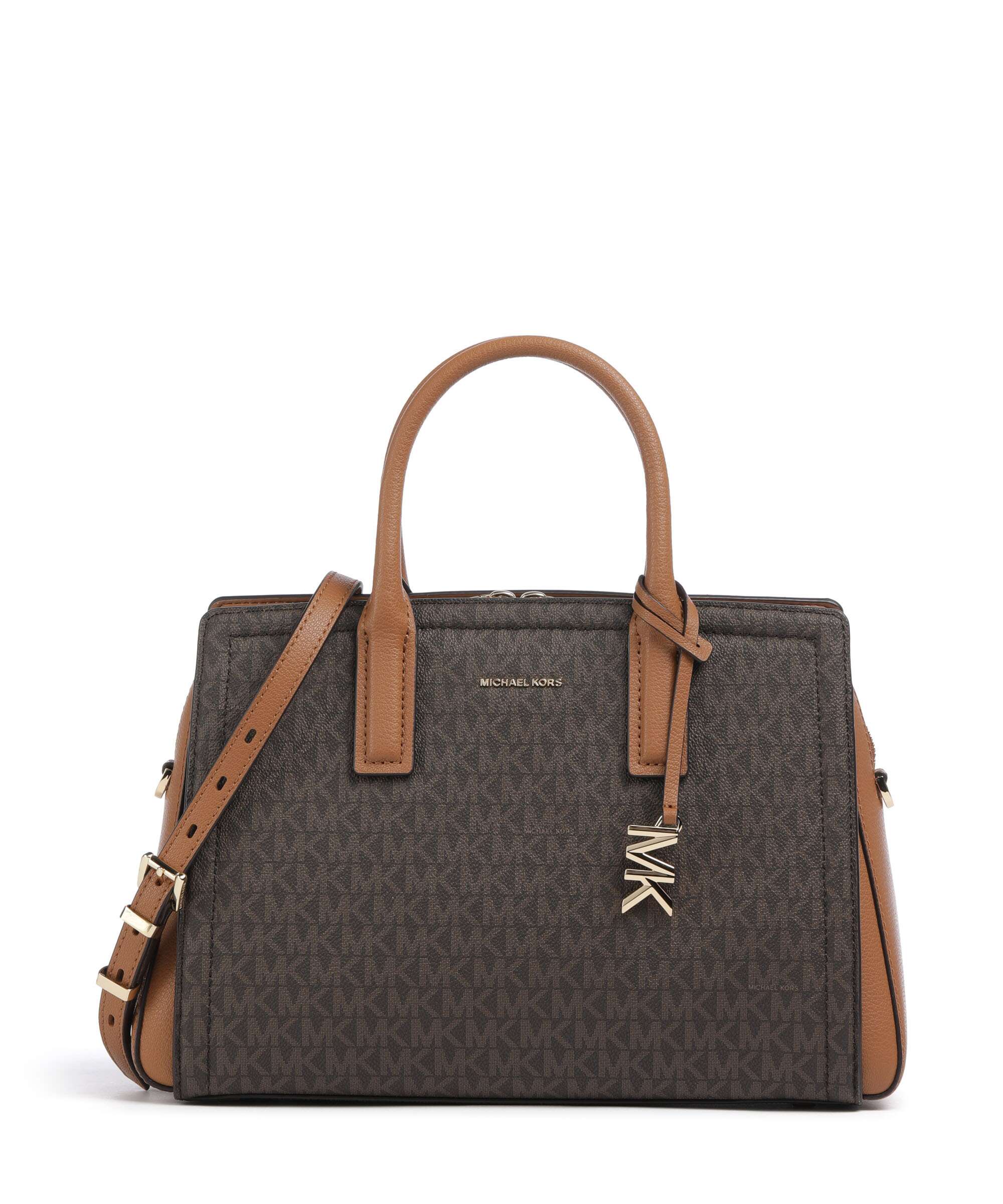 Michael Kors Laila Handbag canvas brown/acorn - 30R5G9IS6B-252