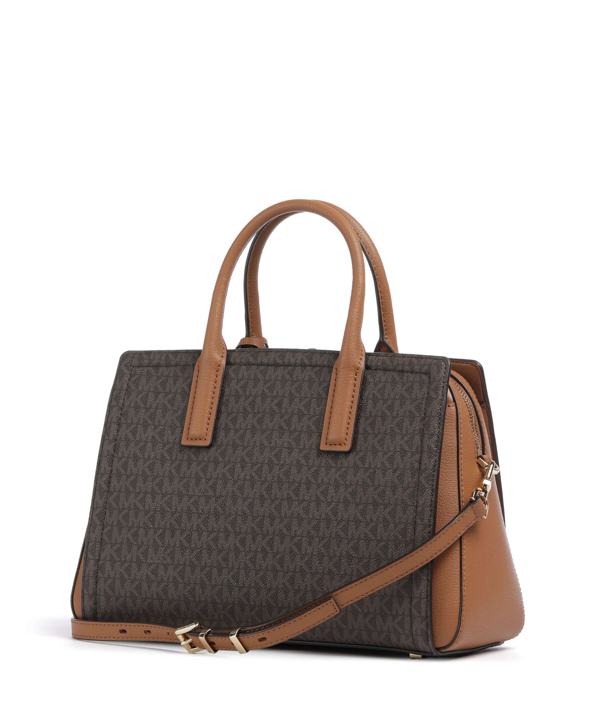 Michael Kors Laila Handbag canvas brown/acorn - 30R5G9IS6B-252