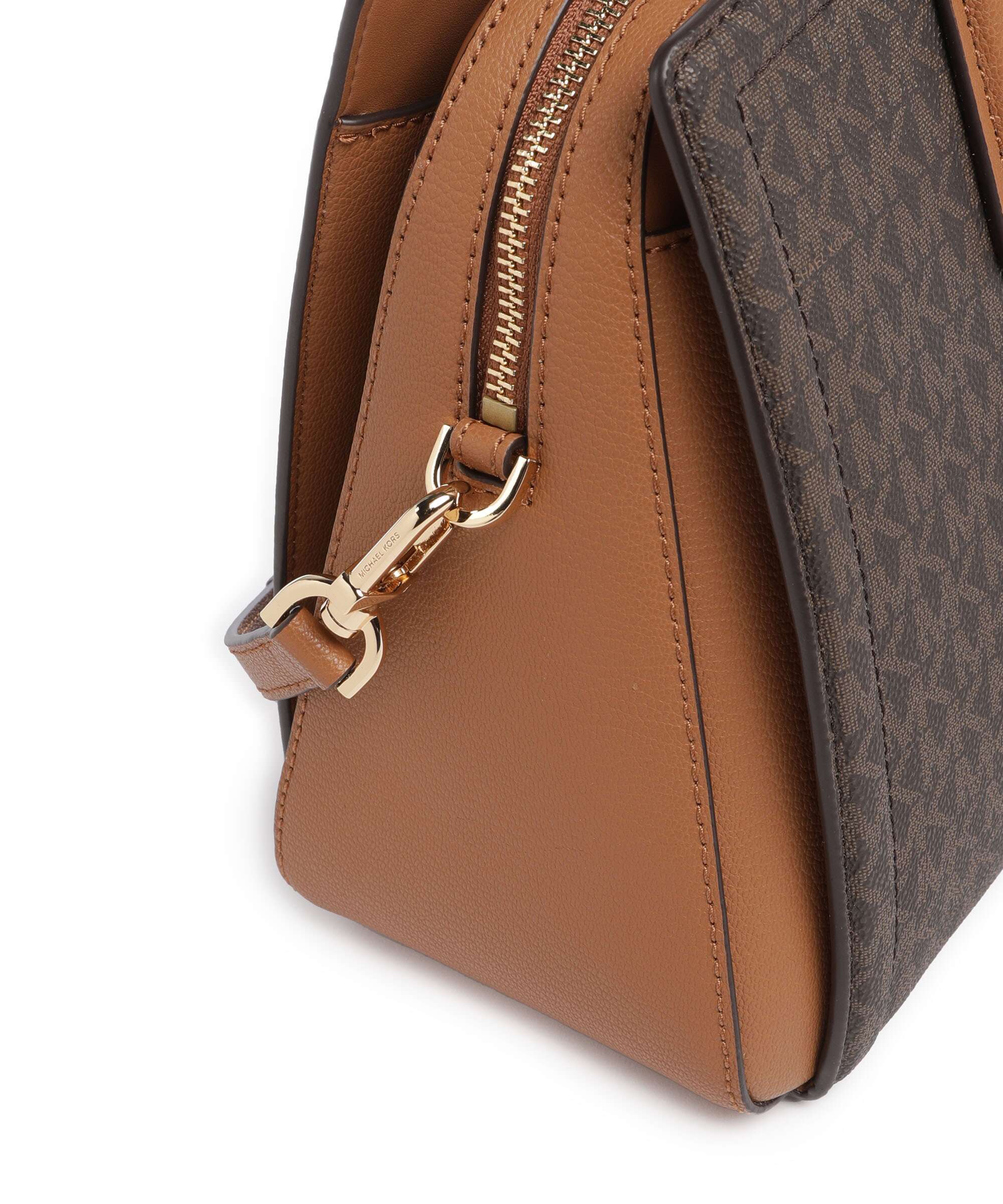 Michael Kors Laila Handbag canvas brown/acorn - 30R5G9IS6B-252
