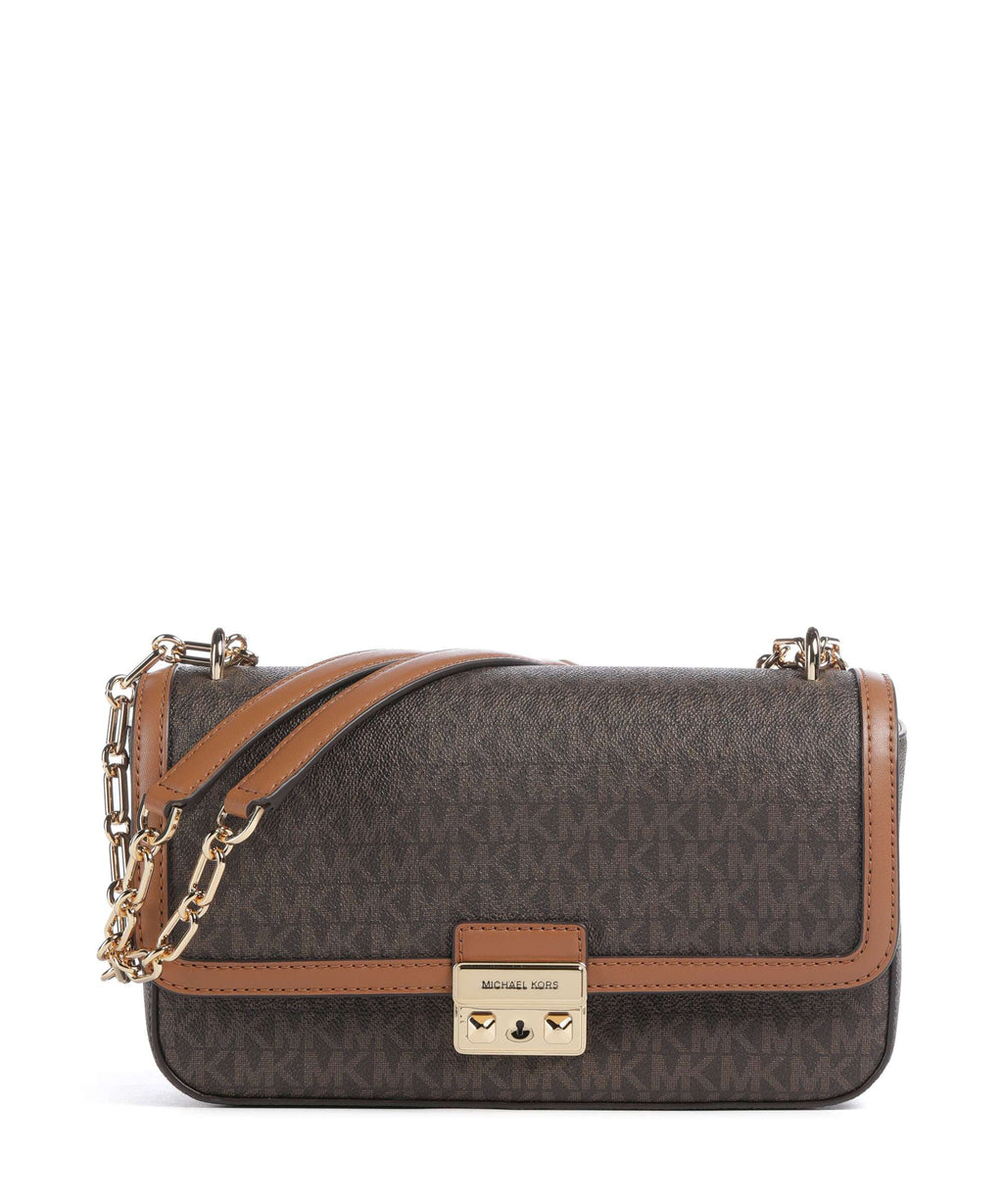 Michael Kors Tribeca Large Shoulder bag brown/acorn