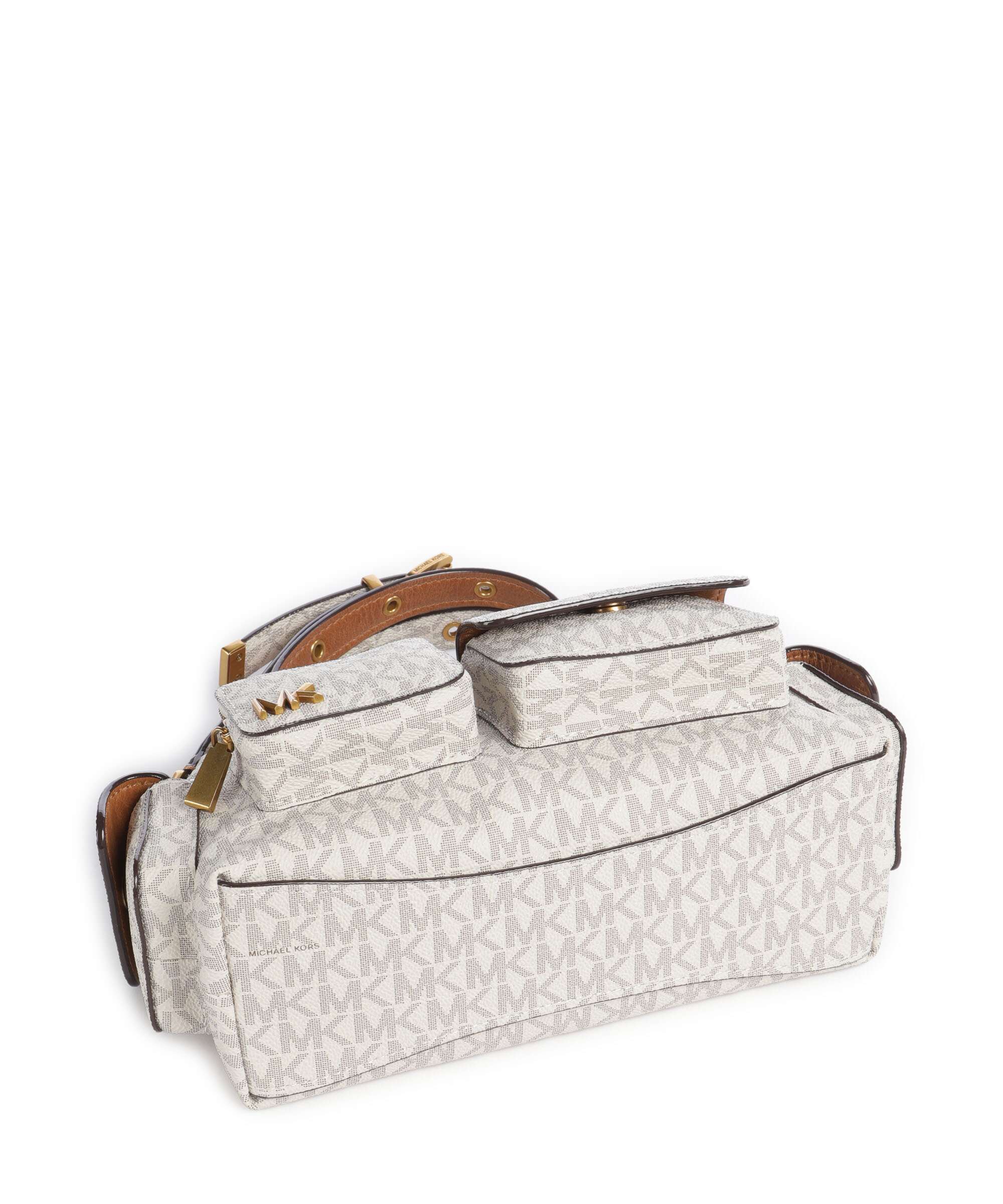 Michael Kors Dakota Small Crossbody bag imitation leather vanilla