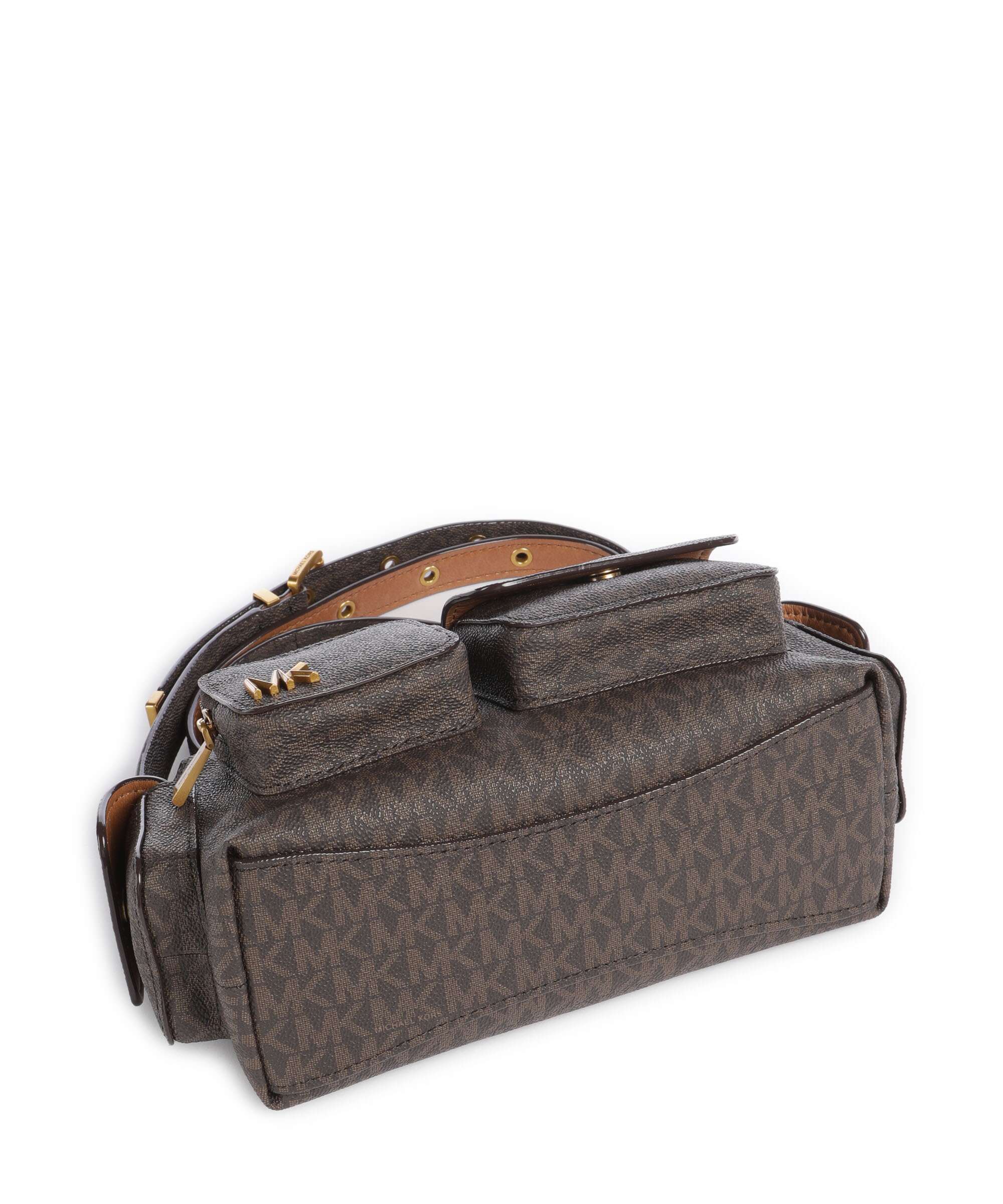 Michael Kors Dakota Small Crossbody bag imitation leather brown