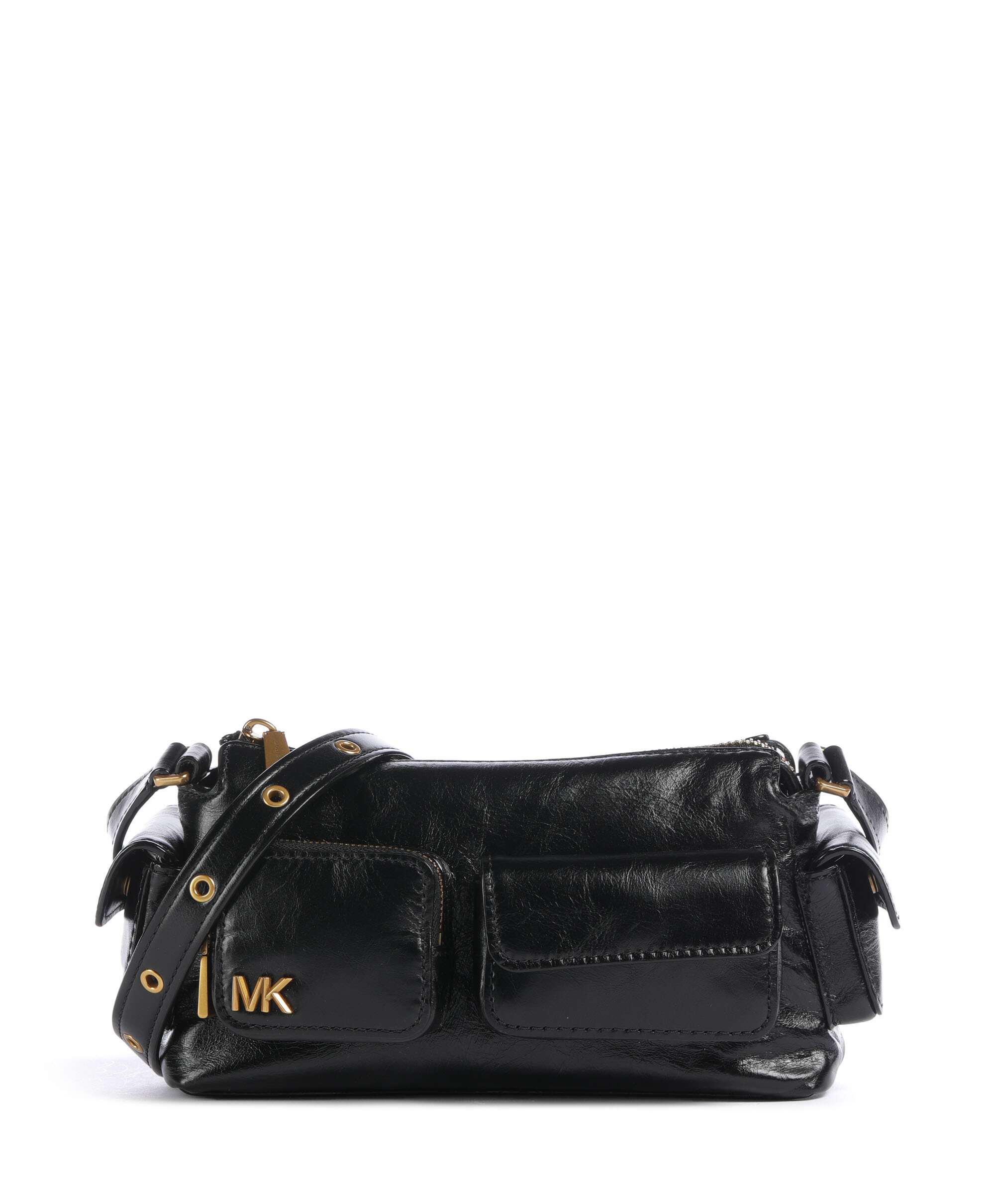 Michael Kors Dakota Small Crossbody bag pull-up cow leather black