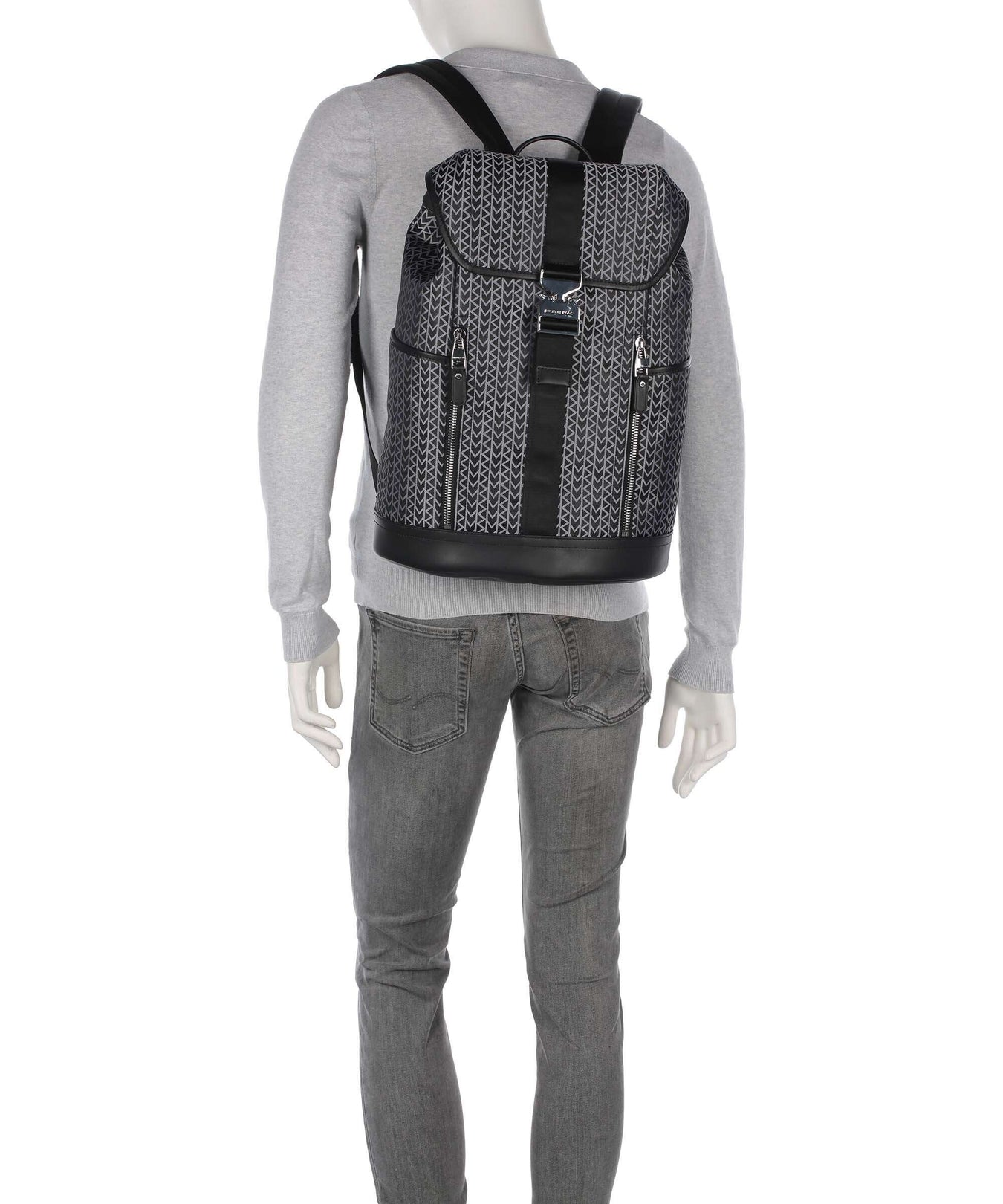 Michael Kors Eli Aviator Backpack black