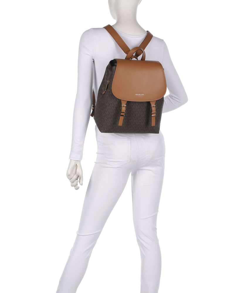 Michael Kors Quinn Medium Backpack brown/acorn