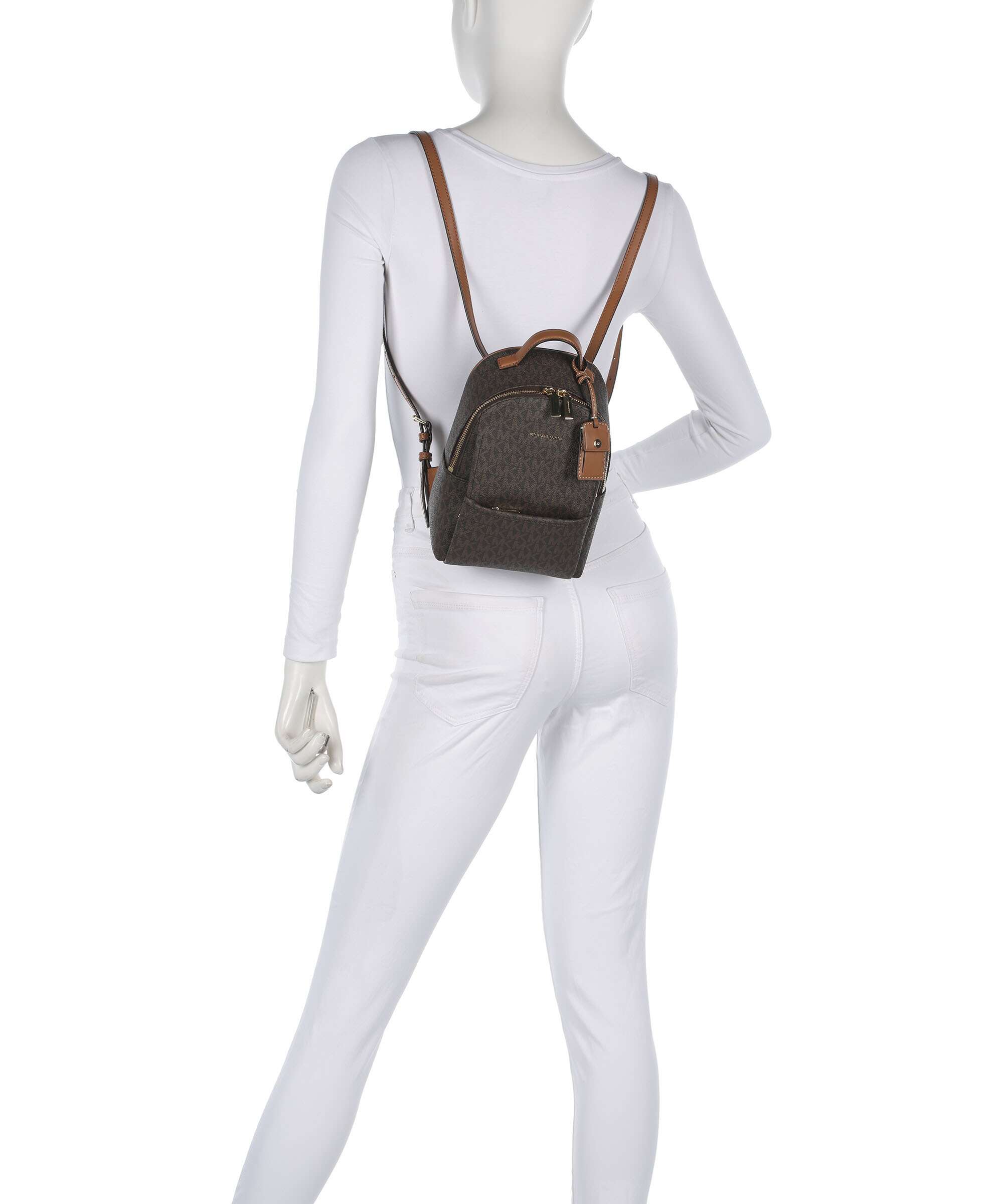 Michael Kors Sable XS Backpack imitation leather brown/acorn
