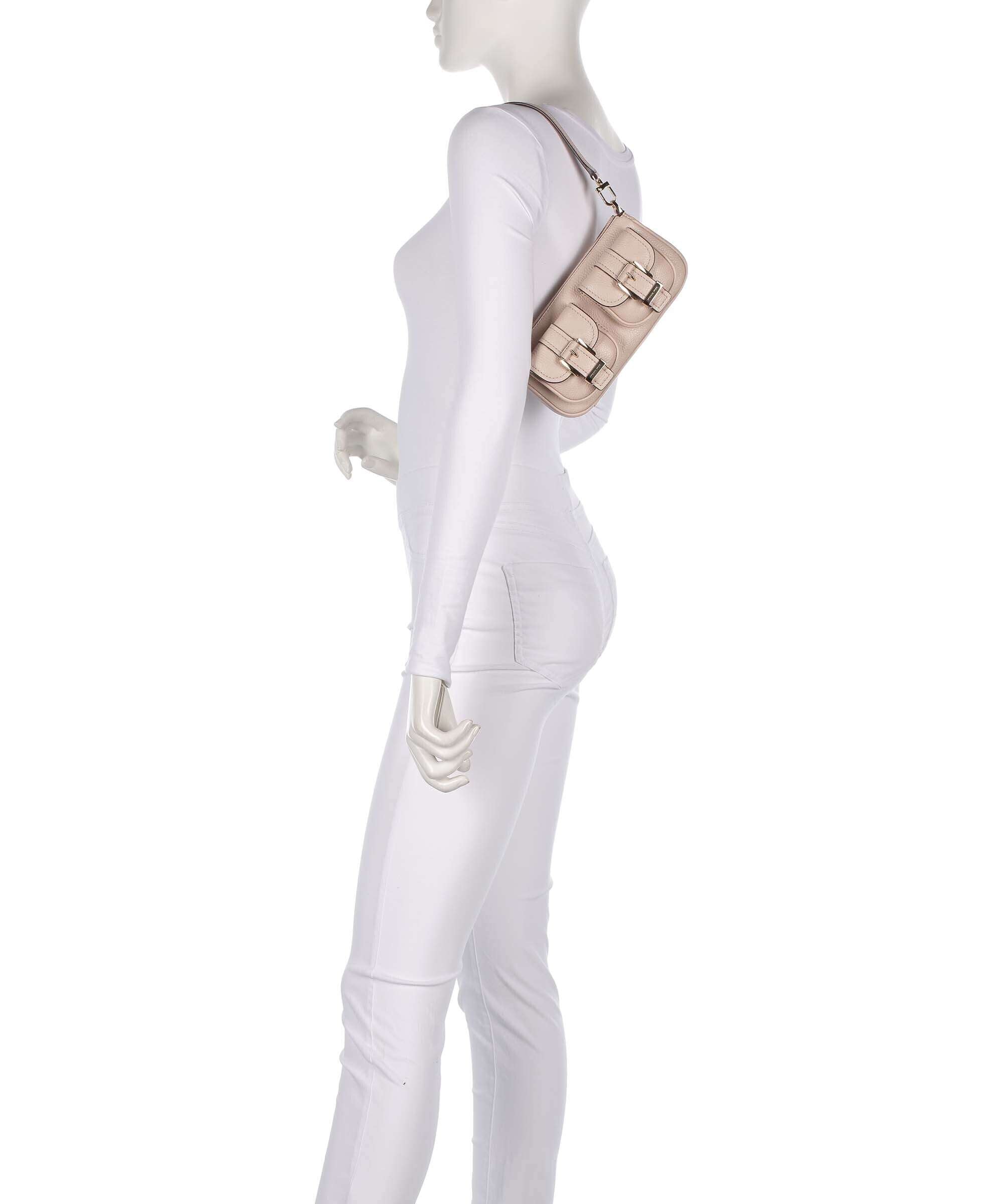 Michael Kors Zoe Small Shoulder bag grained cow leather soft pink