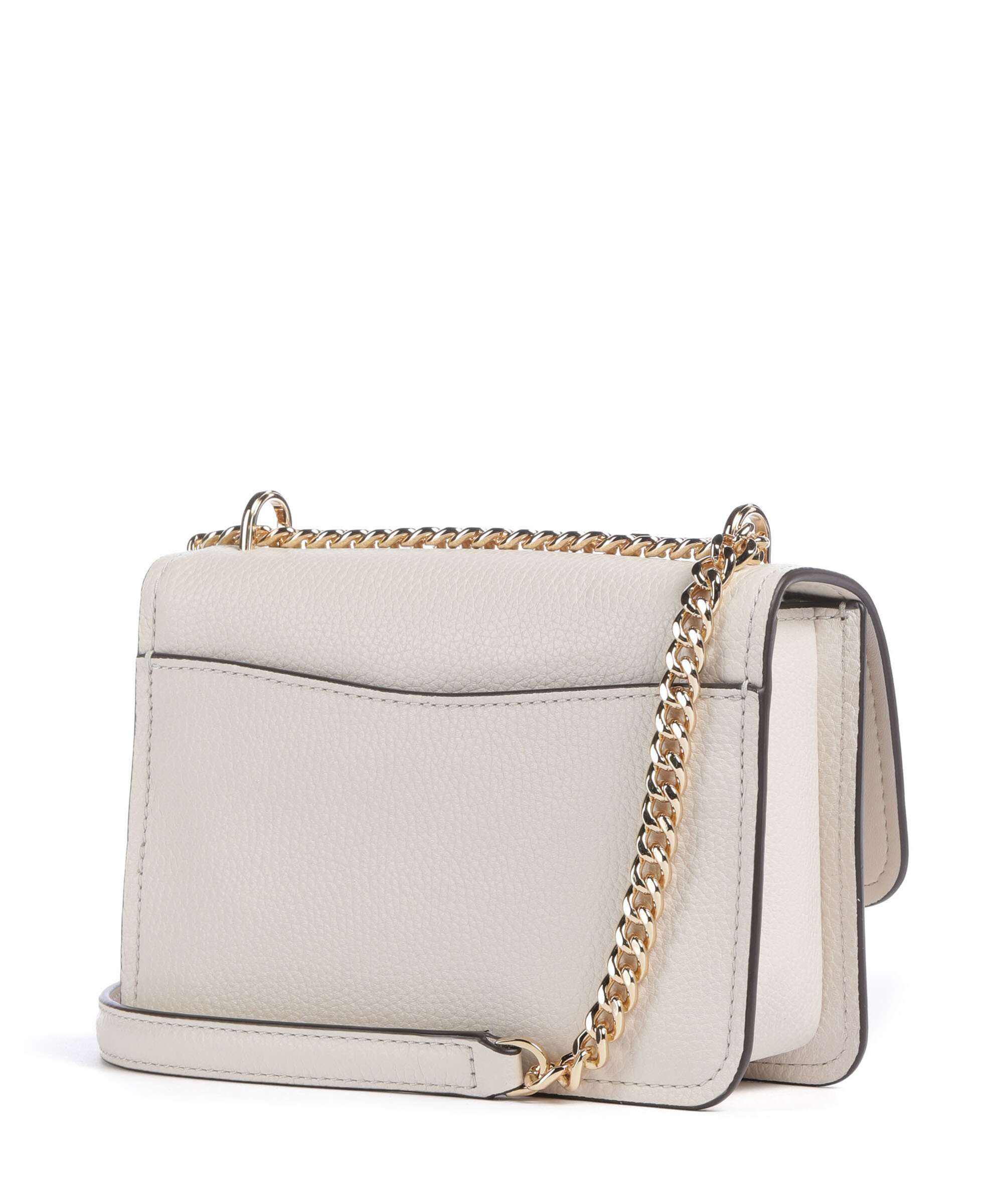Michael Kors Claire Small Shoulder bag grained leather light cream