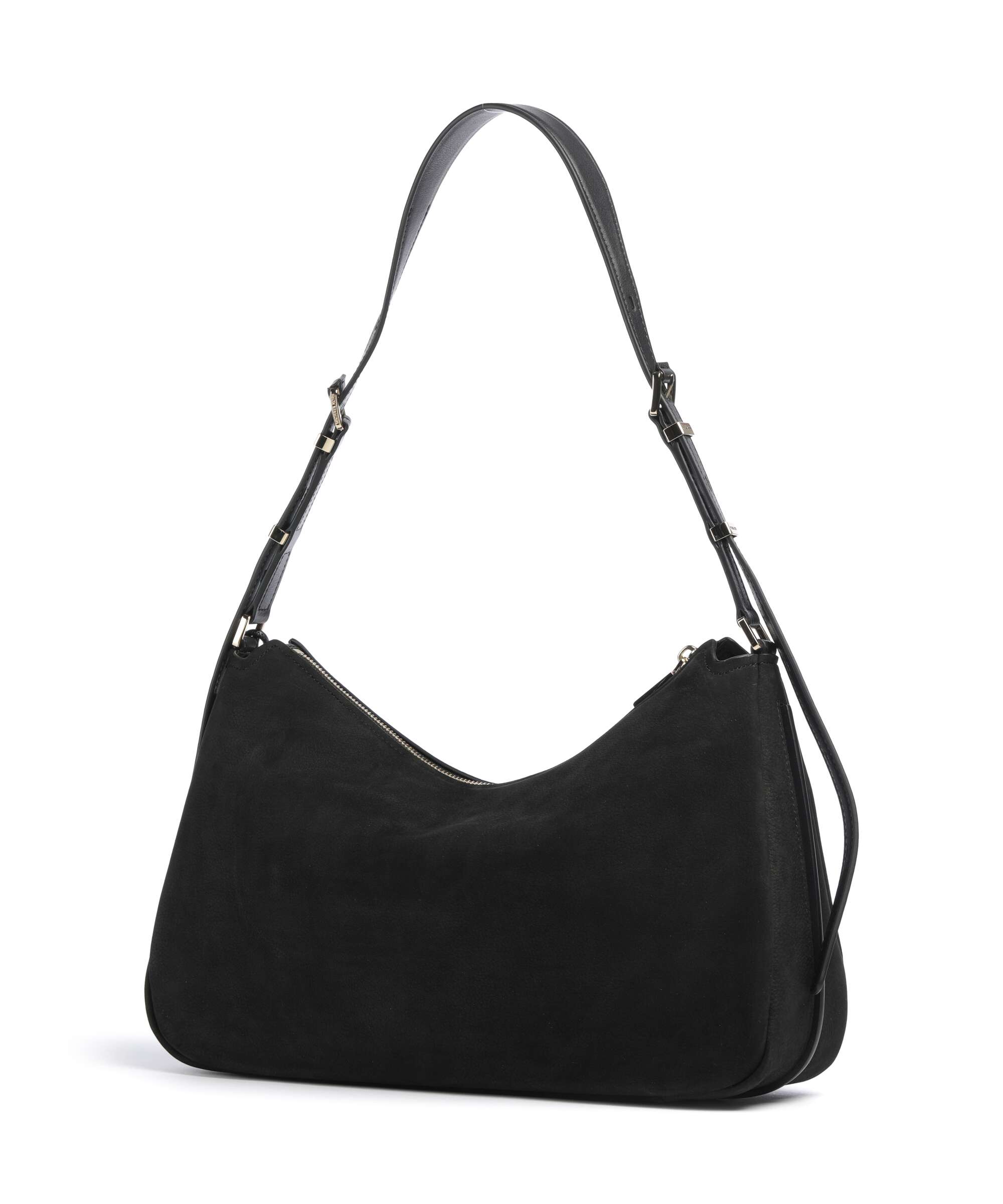 Michael Kors Nolita Medium Hobo bag nubuck cow leather black