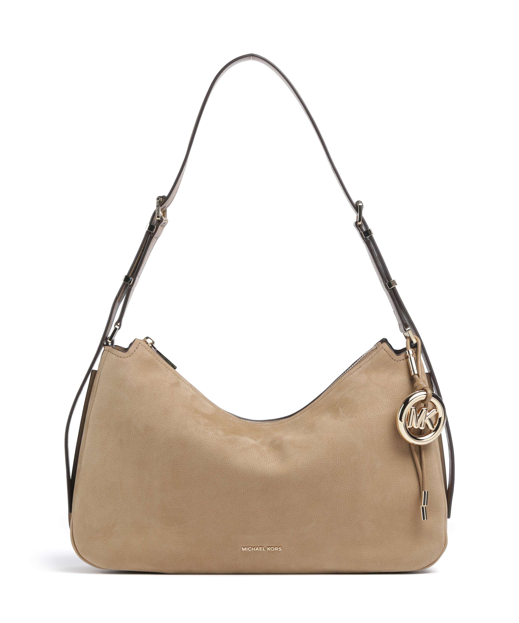 Michael Kors Nolita Medium Hobo bag nubuck cow leather husk