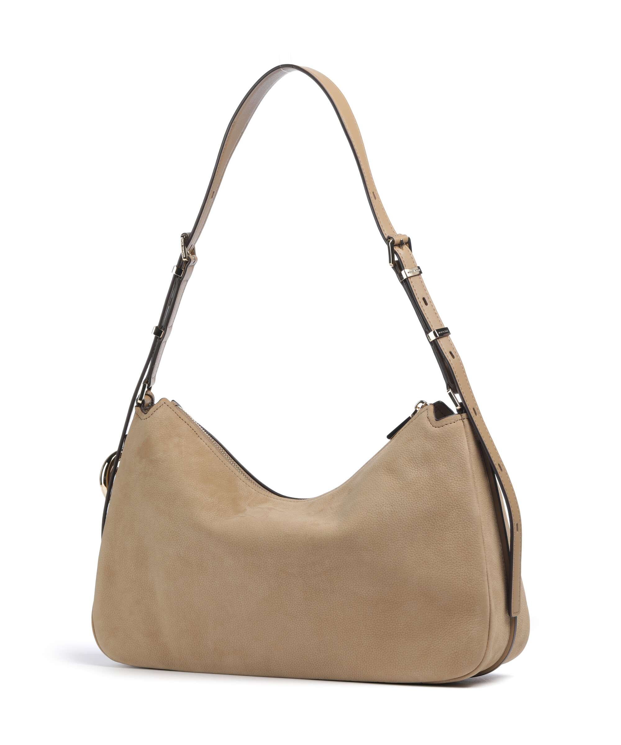 Michael Kors Nolita Medium Hobo bag nubuck cow leather husk