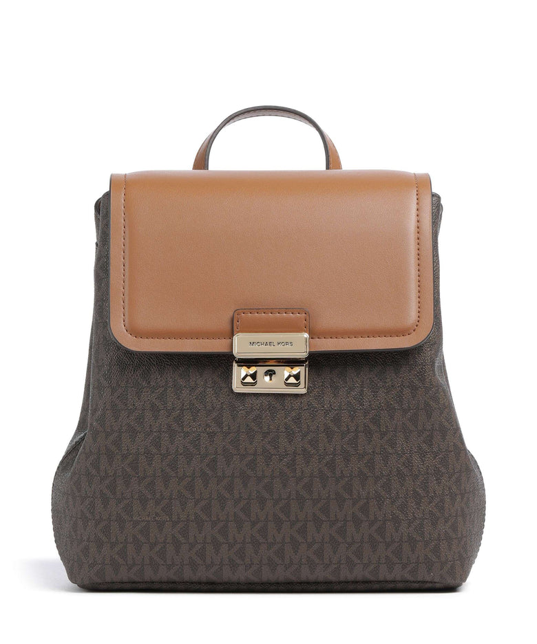 Michael Kors Tribeca Small Backpack imitation leather brown/acorn