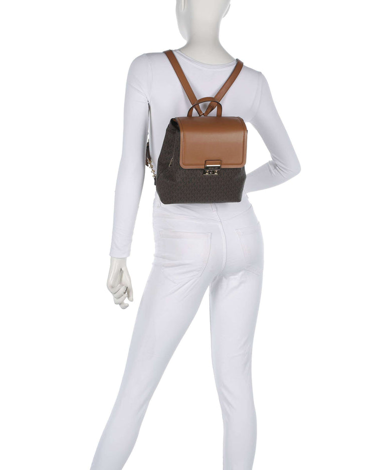 Michael Kors Tribeca Small Backpack imitation leather brown/acorn