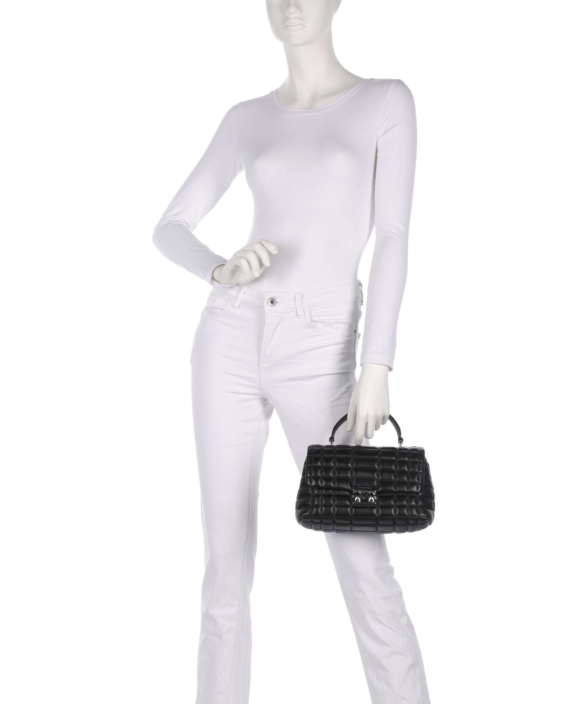 Michael Kors Tribeca Medium Handbag lamb leather black