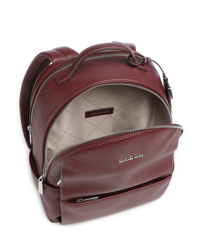 Michael Kors Sable Medium Backpack oxblood