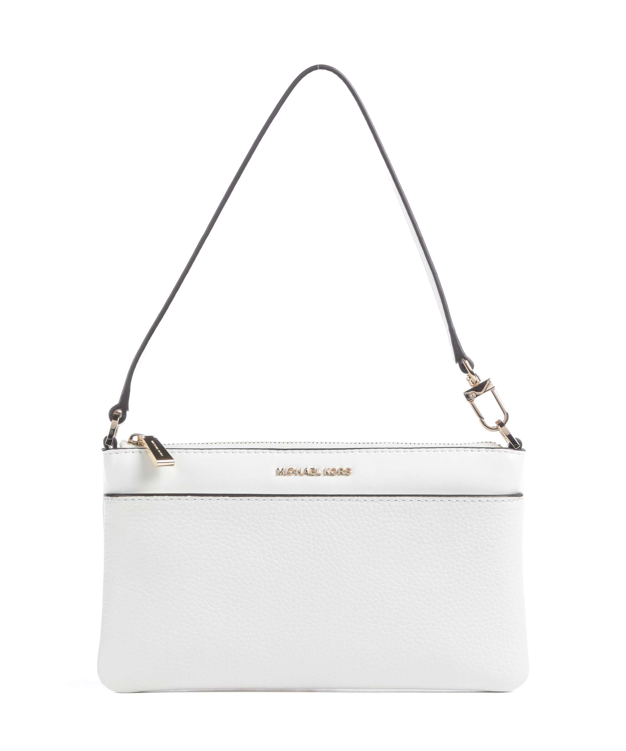 Michael Kors Jet Set Shoulder bag grained cow leather optic white