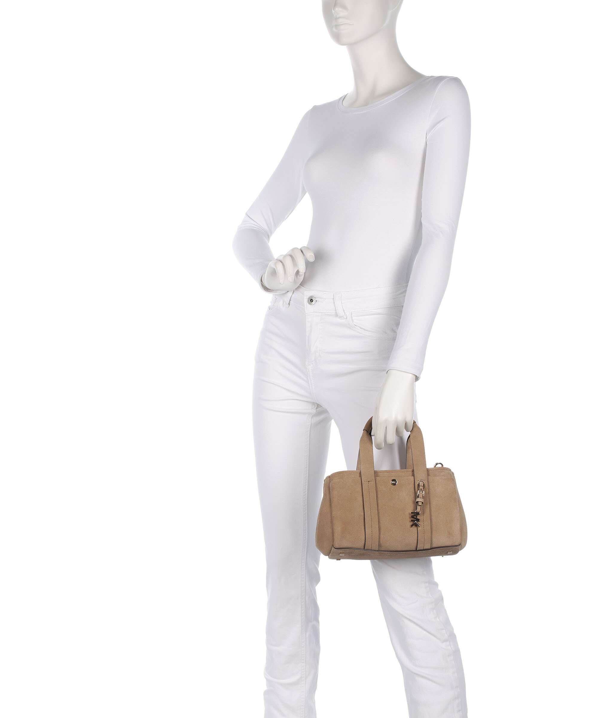 Michael Kors Romee XS Handbag velour leather husk - 32F5G1ZC1S-297