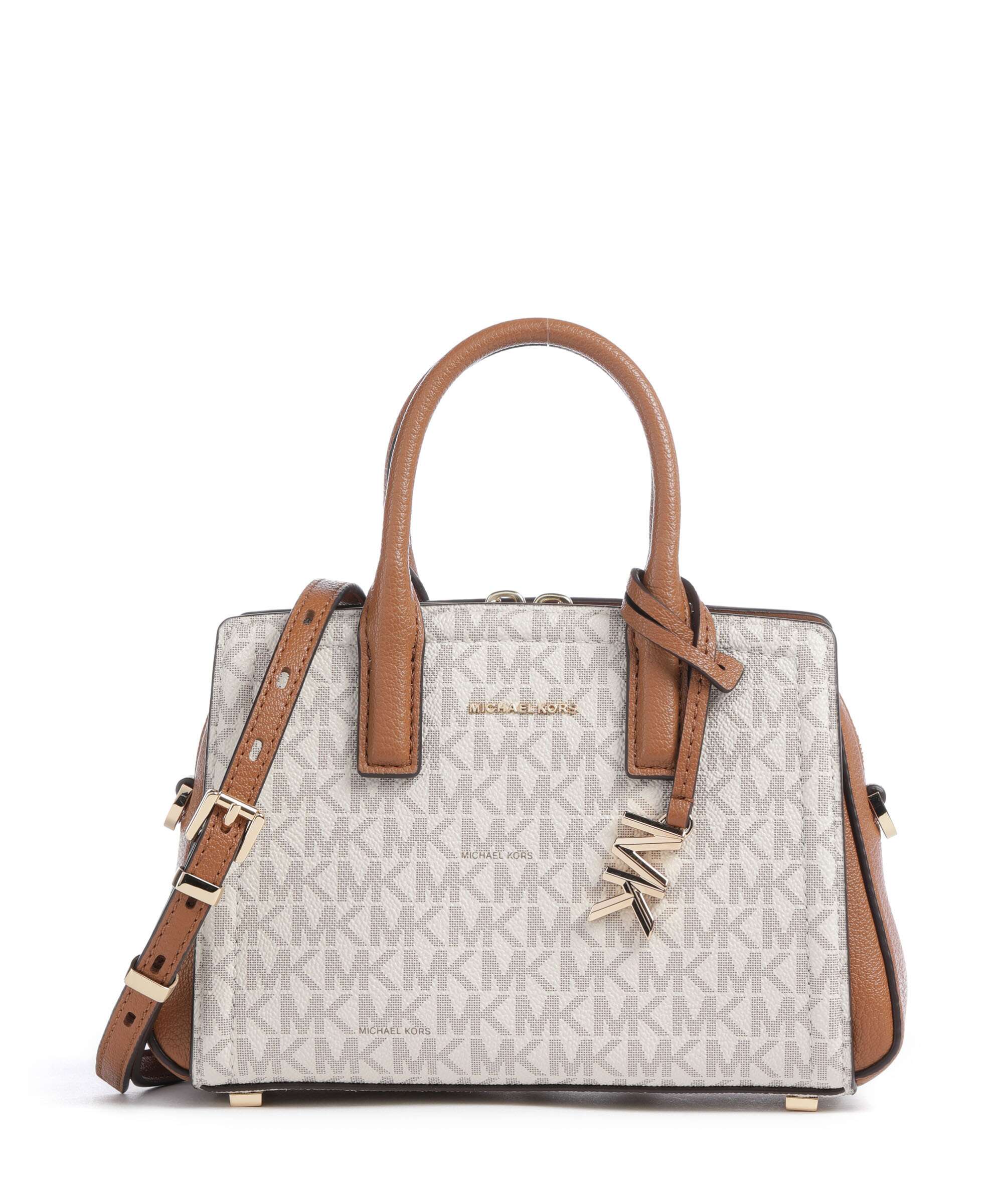 ここ Michael Kors Laila XS Handbag imitation leather vanilla/acorn