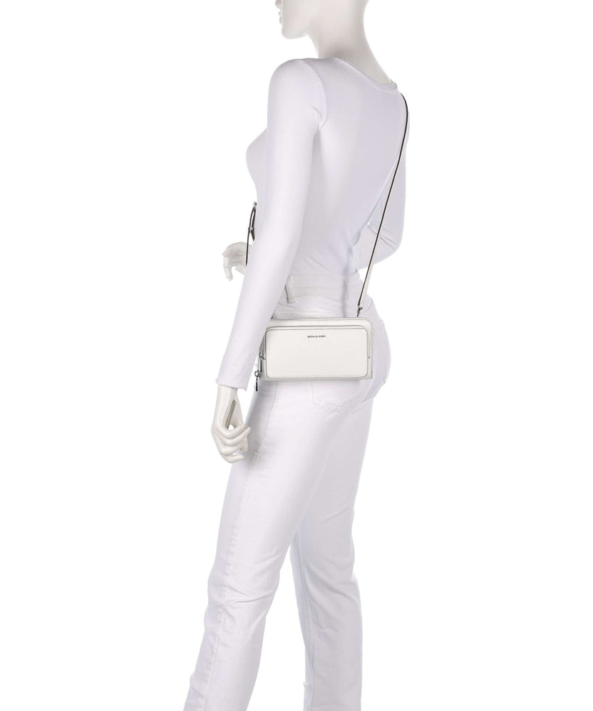 Michael Kors Jet Set Large Continental Crossbody bag optic white