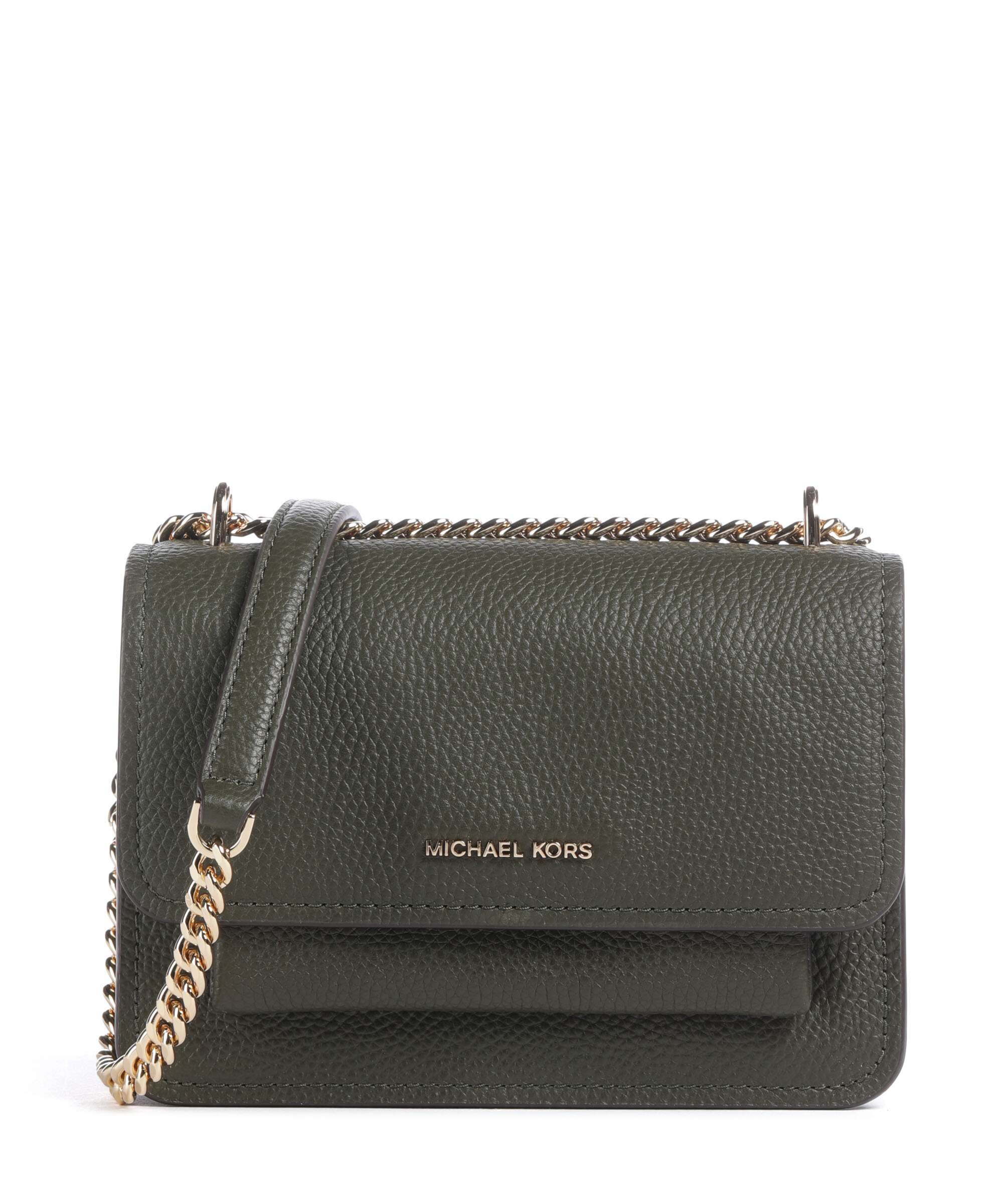 Michael Kors Claire Small Shoulder bag grained cow leather husk