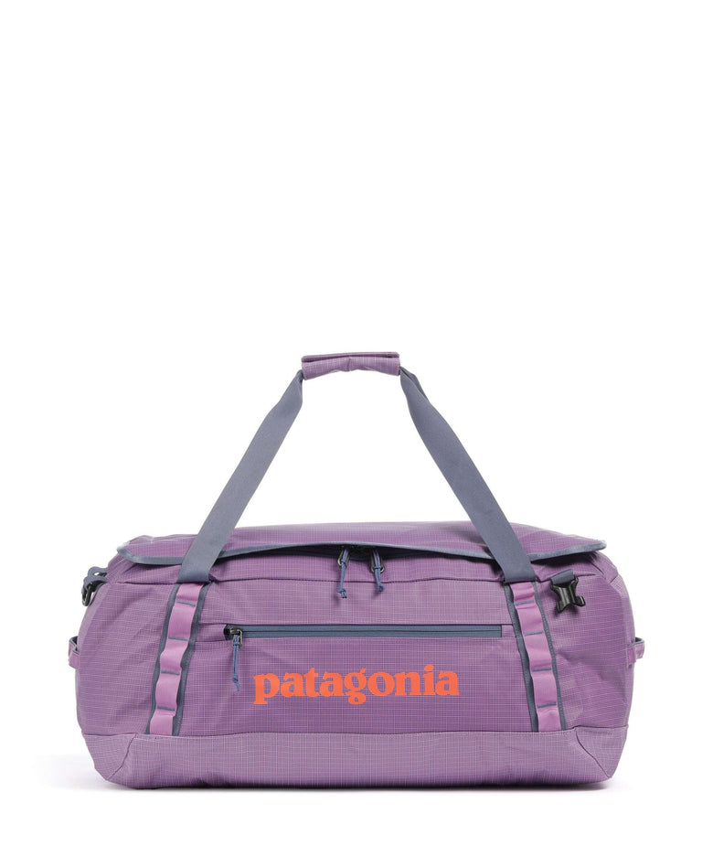patagonia black hole wheeled duffel 45l purple 40L the Black Hole Wheeled Duffel will protect your gear from rain and rough handling and still hold everything you need for a wayward journey Patagonia Outdoor Black Hole Duffel