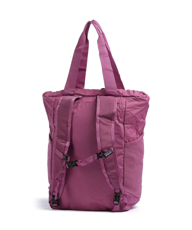 patagonia tote backpack straps Patagonia Terravia Backpack bag recycled nylon faded magenta